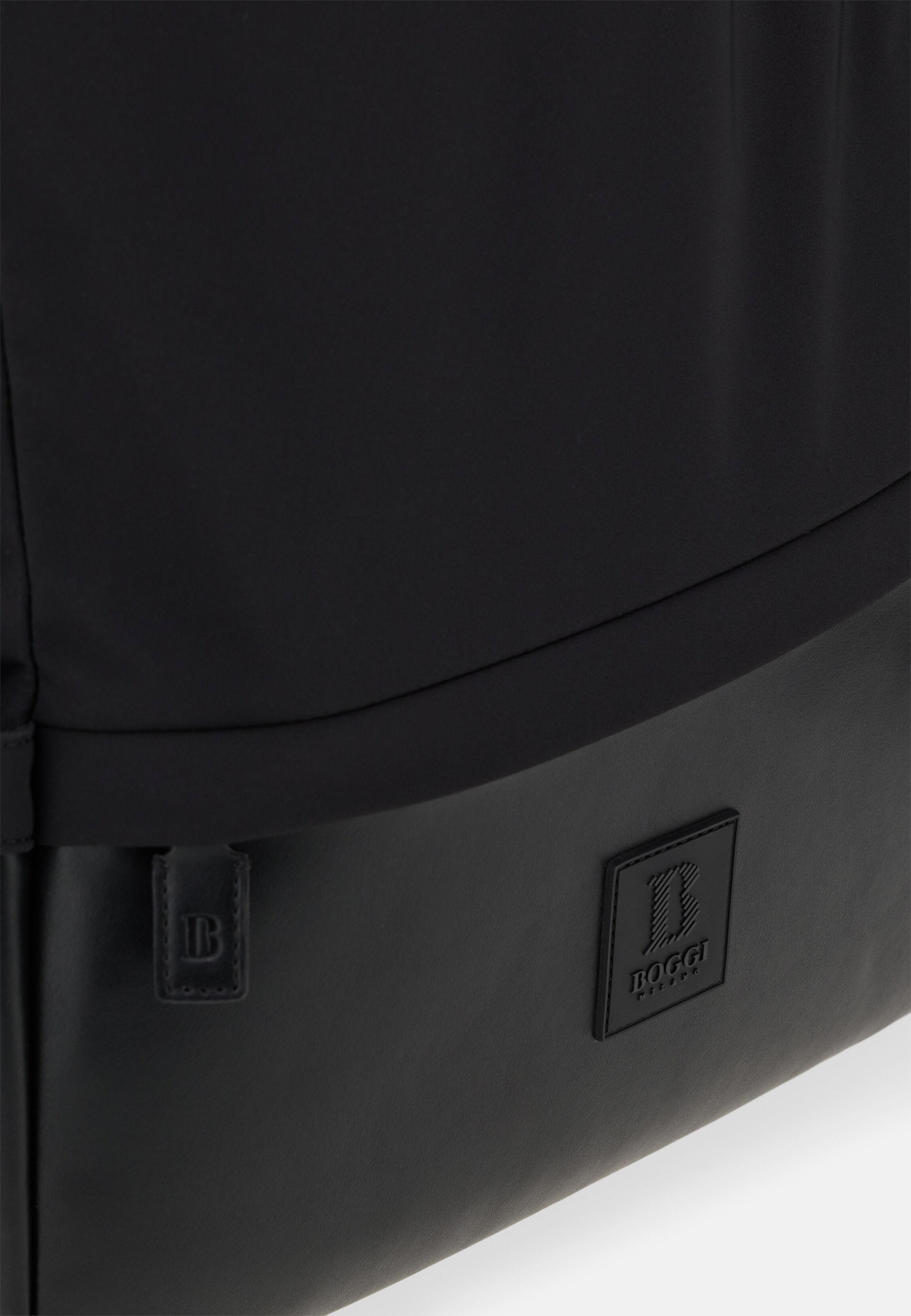 Rucksack in Technical Fabric, Black, Black, large image number 4