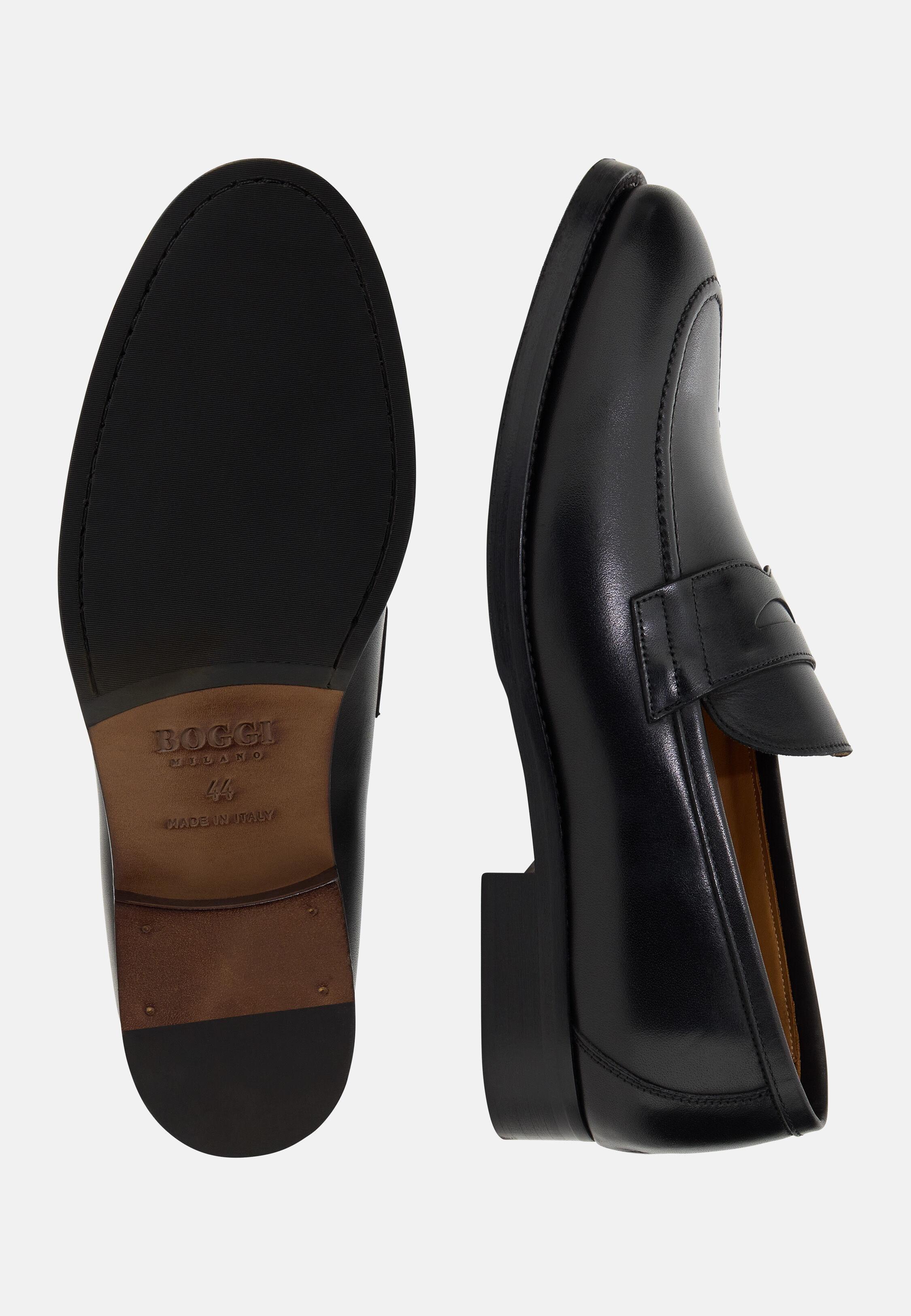 BLAC Leather Loafers, 3901_BLAC, medium