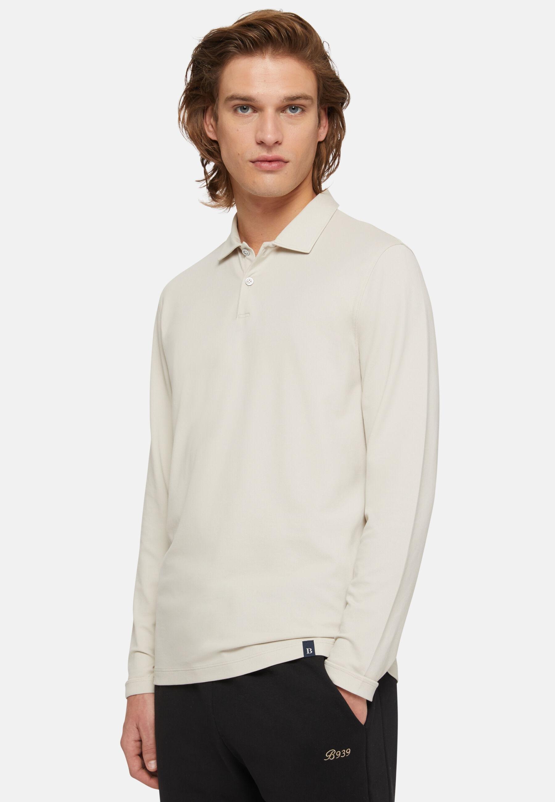 Polo In Sustainable Performance Pique Beige, Sand, medium