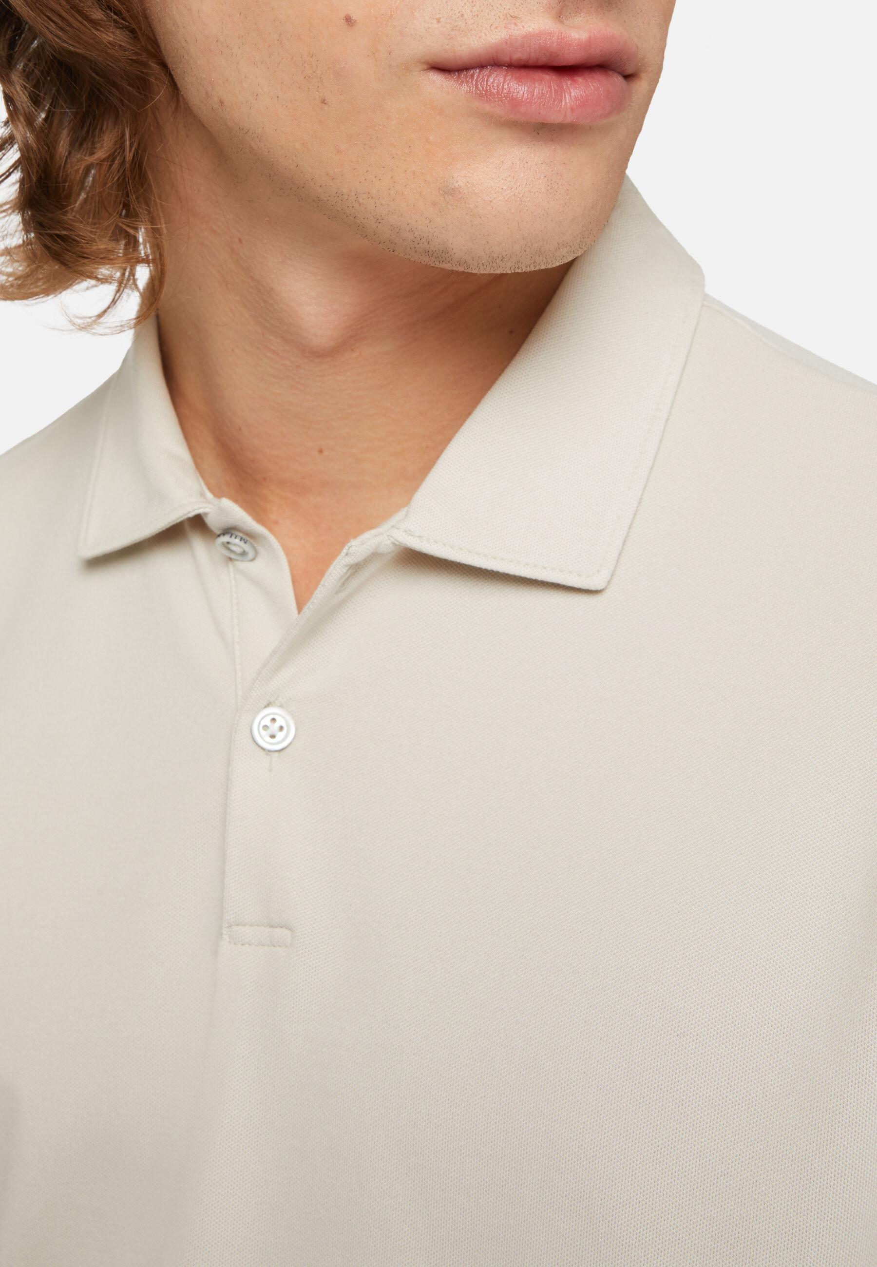 Polo In Sustainable Performance Pique Beige, 3901_SAND, large image number 5
