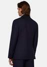 Boggi Milano - Navy Windowpane Check Suit In Pure Wool