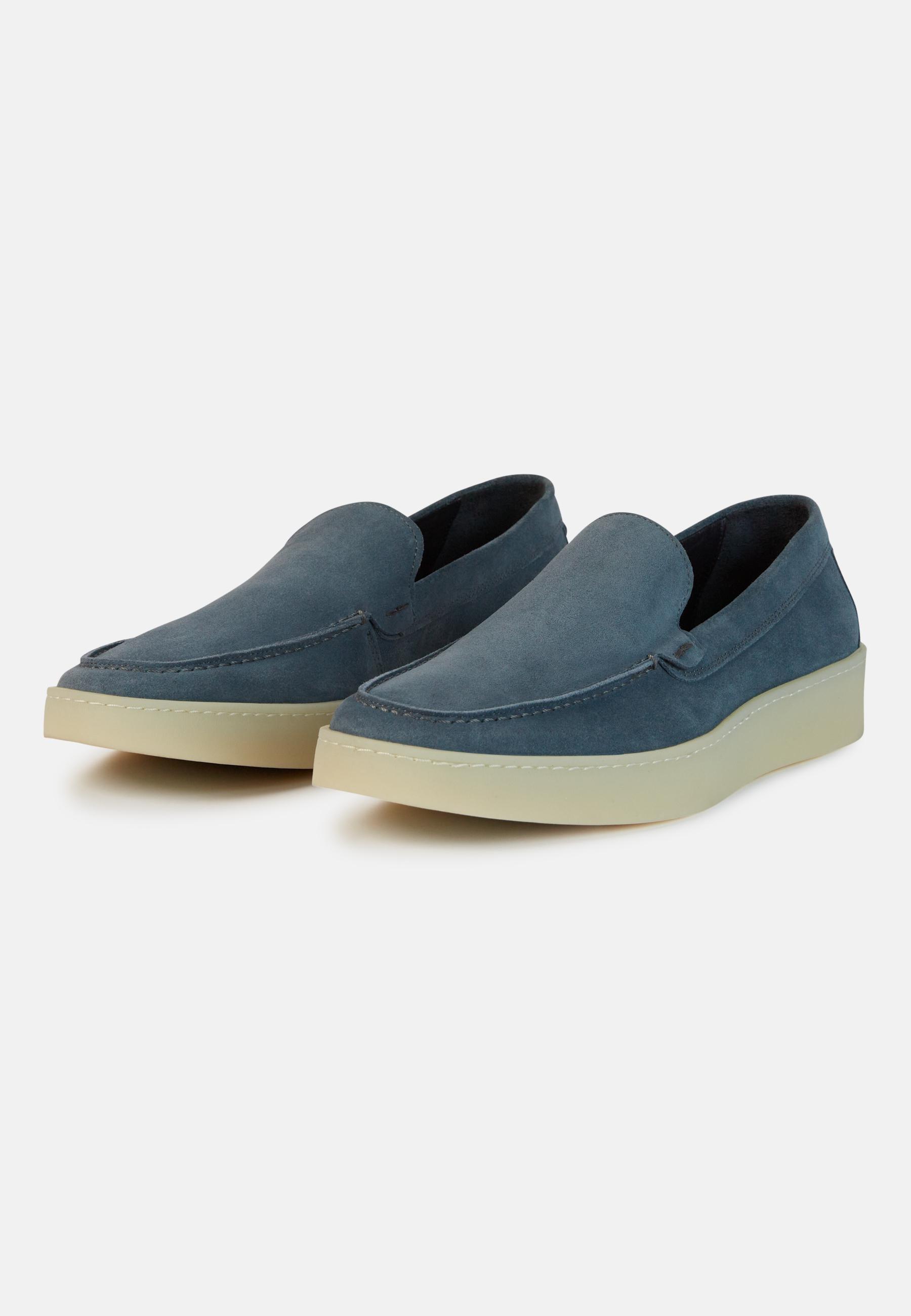 Suede Loafers Blue, , large image number 1