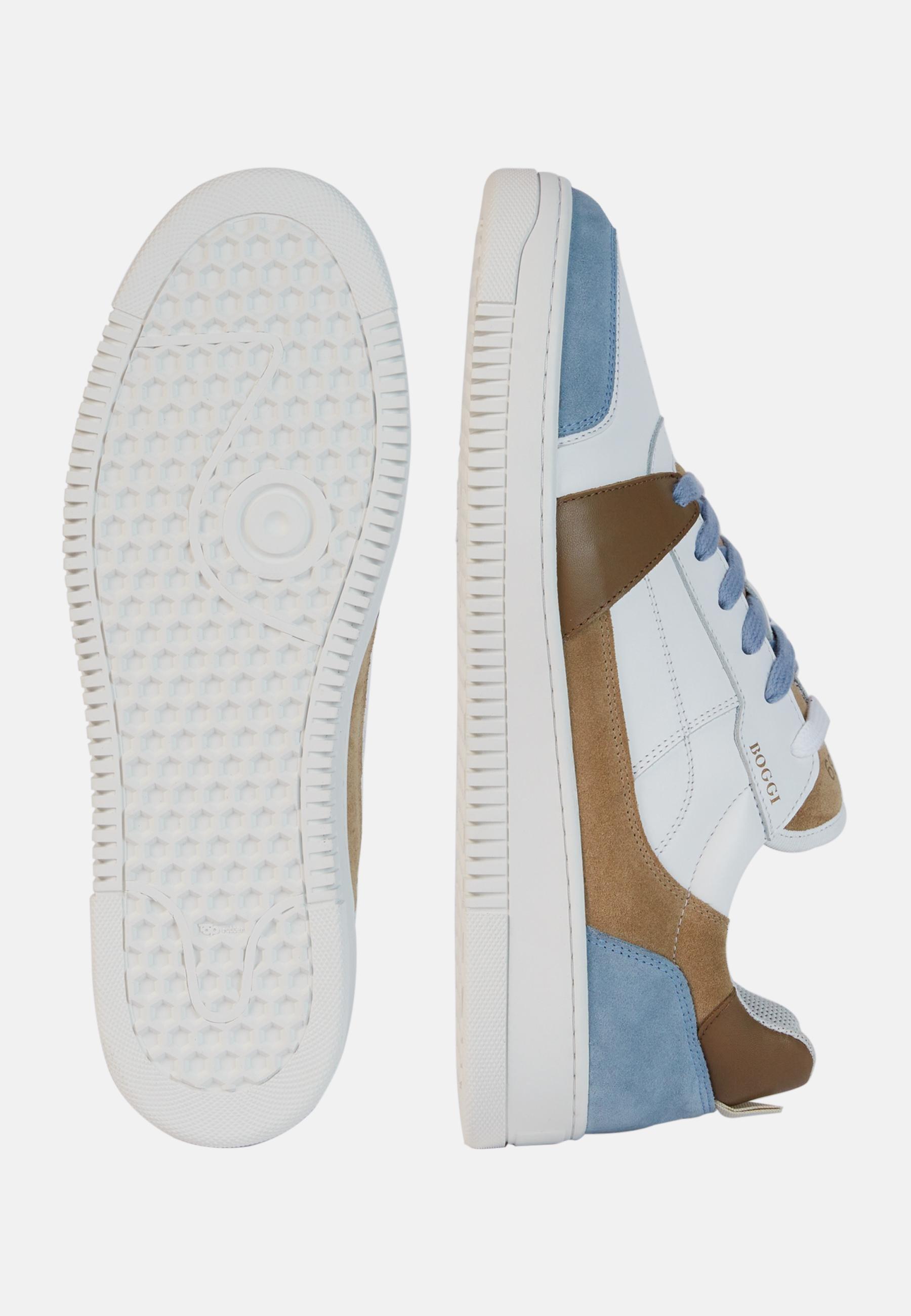 Leather Trainers Multicolour, Medium Blue, large image number 2