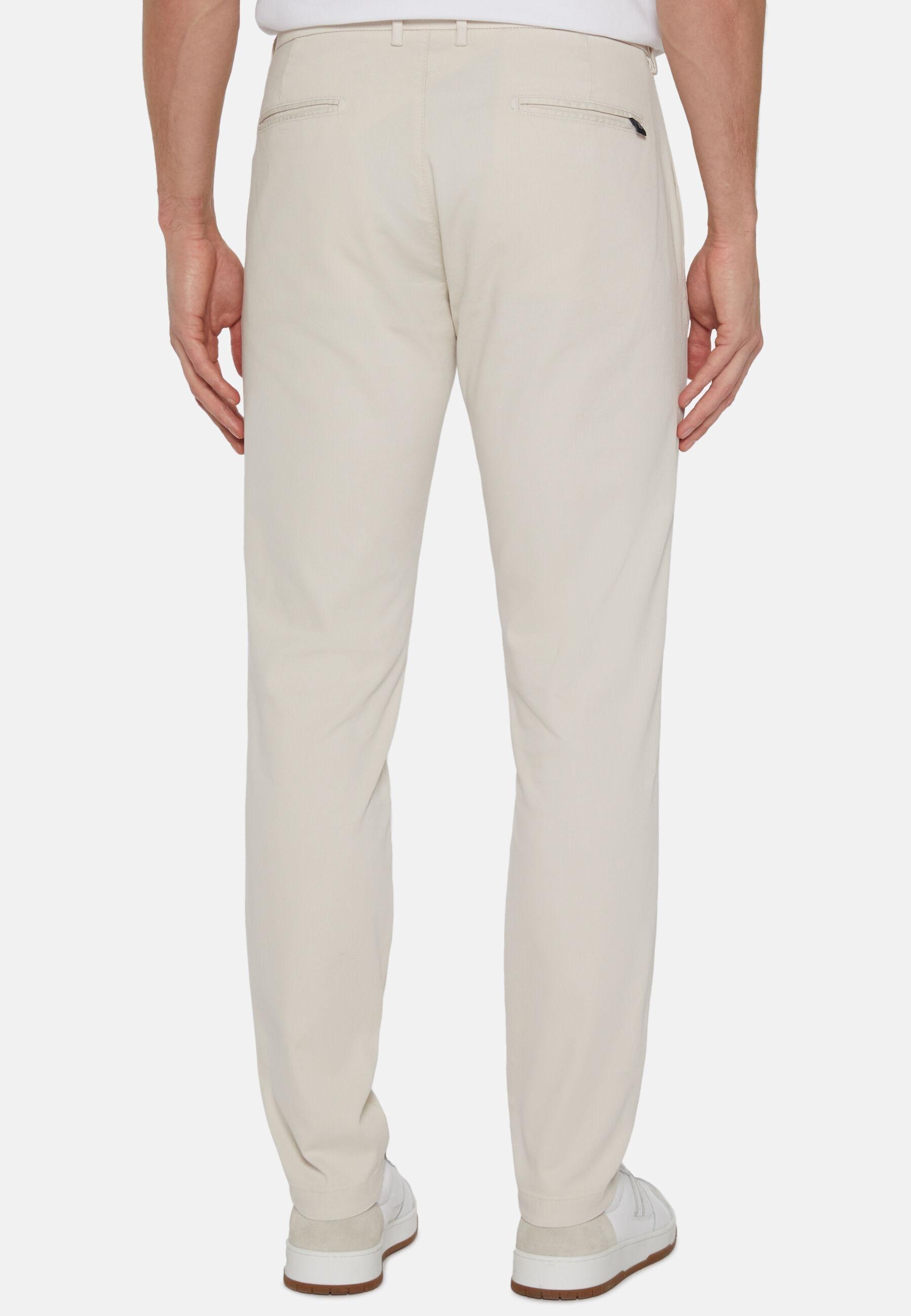 Stretch Trousers Cream, Cream, large image number 2