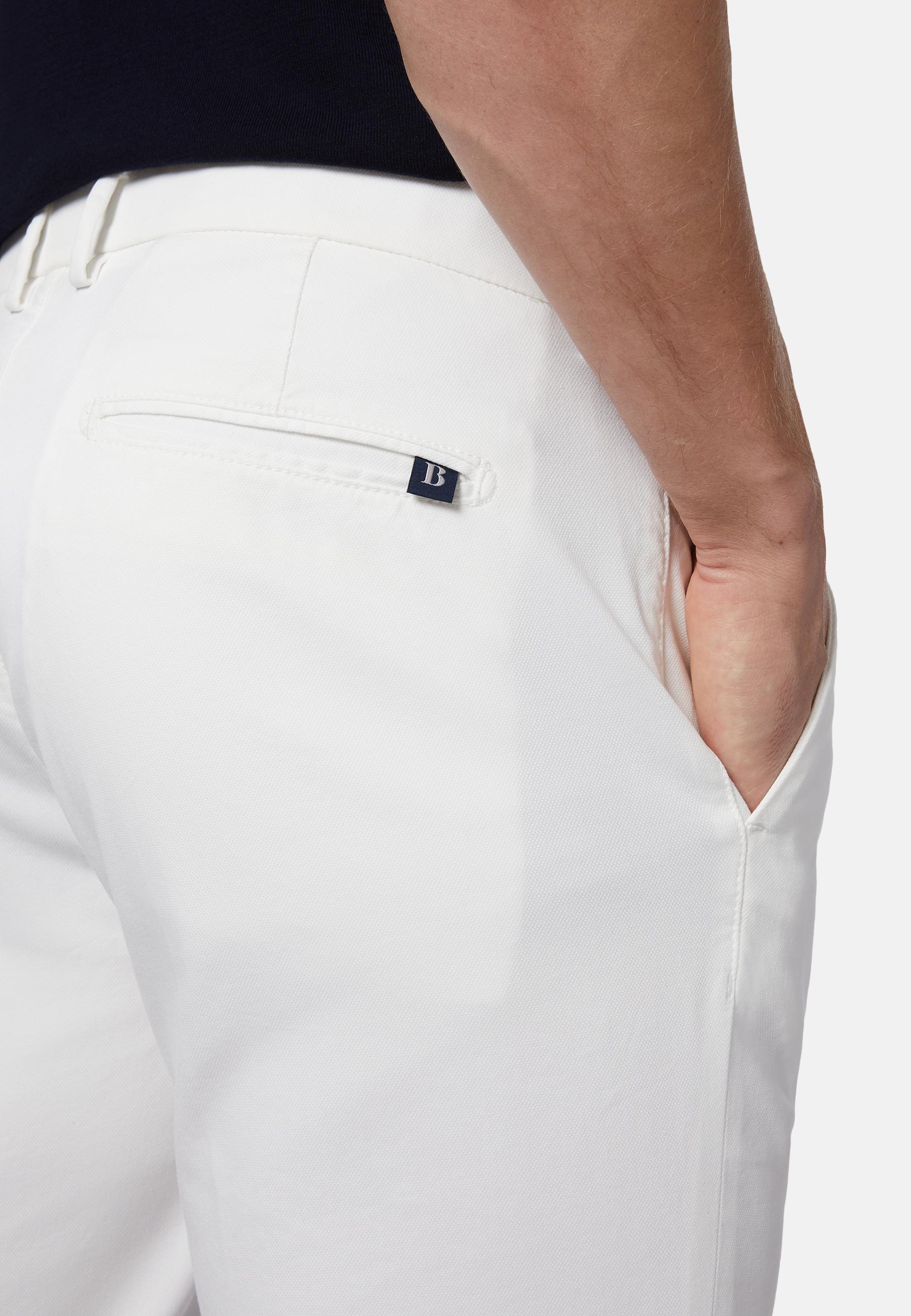 Stretch Trousers White, White, large image number 3