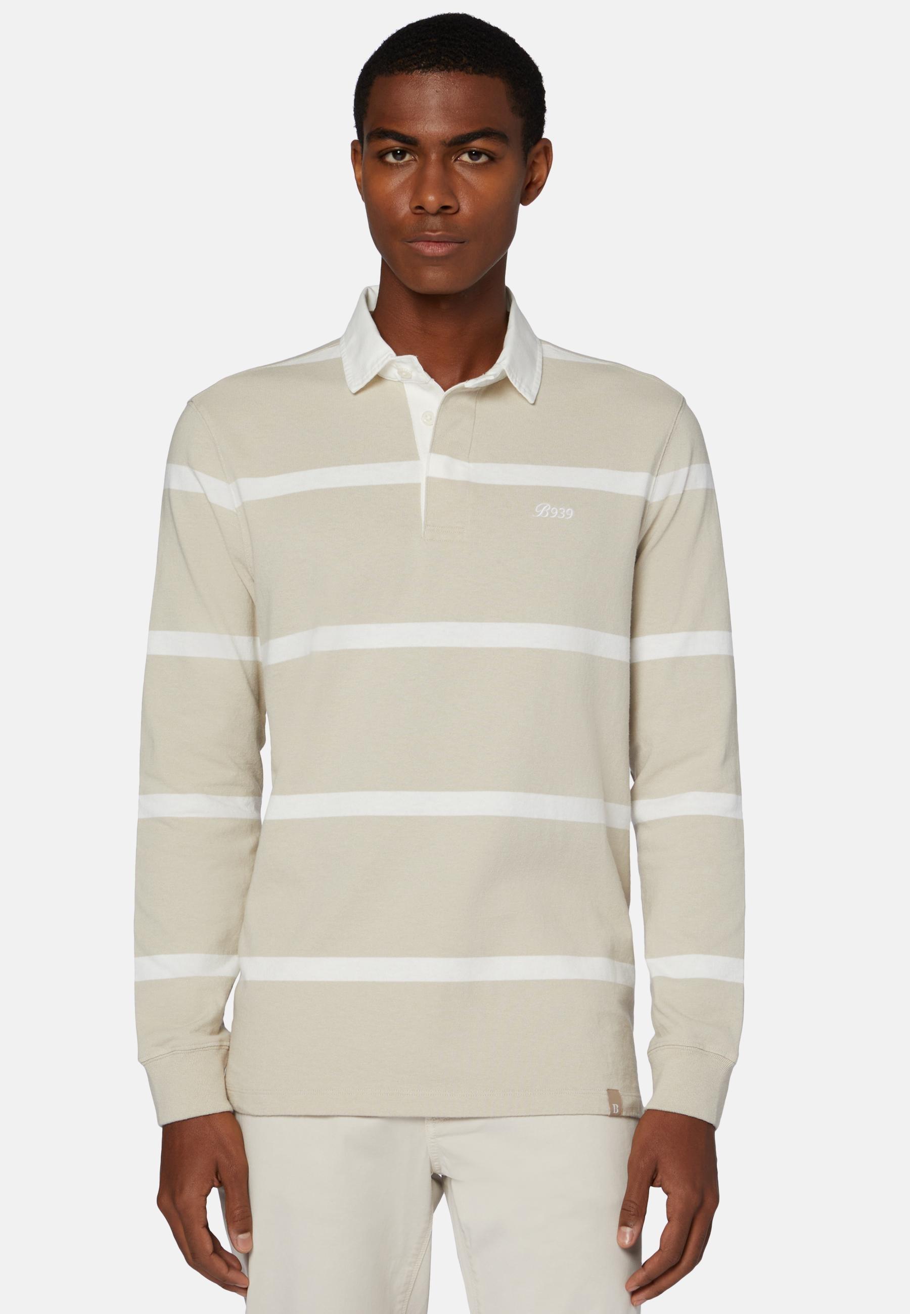 Cotton Polo Shirt Beige, , large image number 0