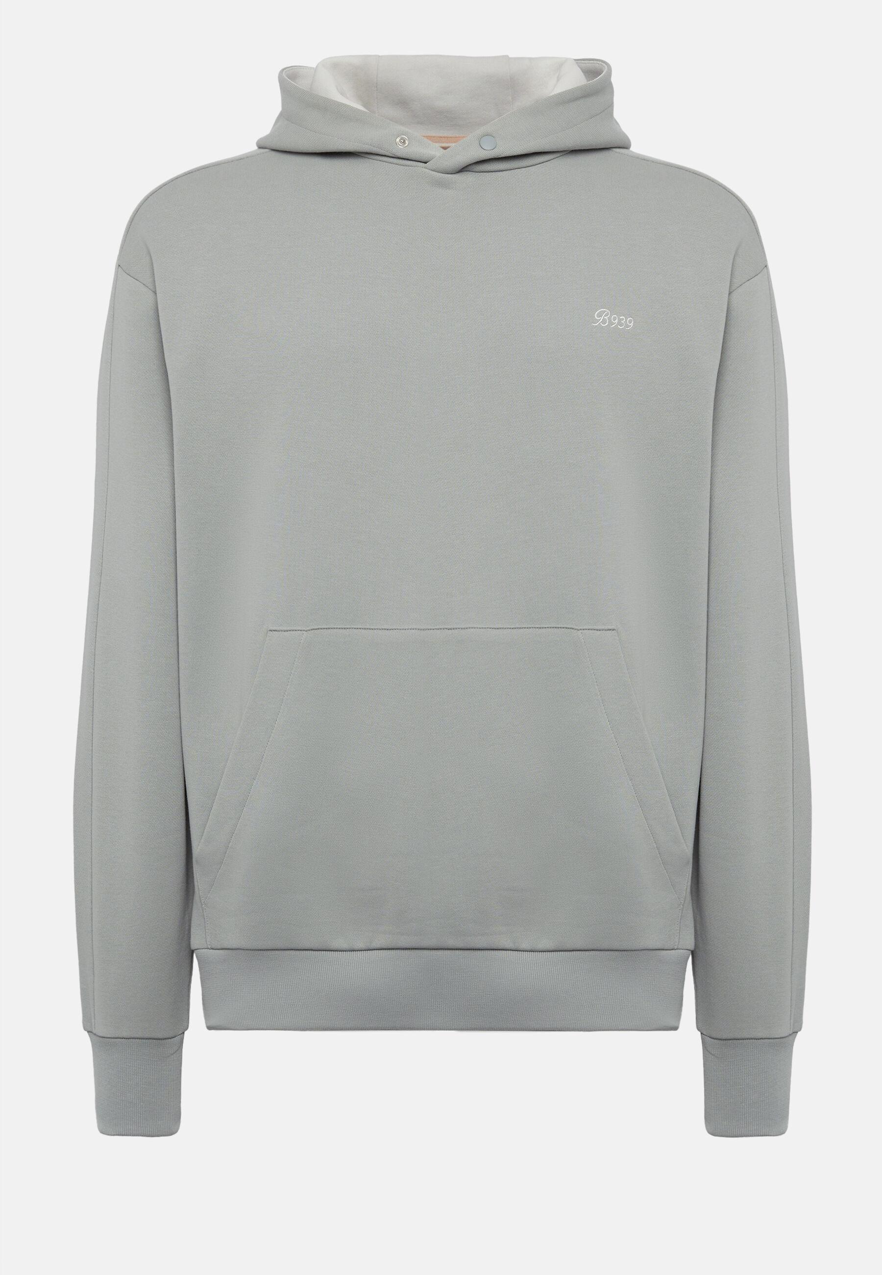 Hooded Sweatshirt In Organic Cotton Blend Green, Green, large image number 5