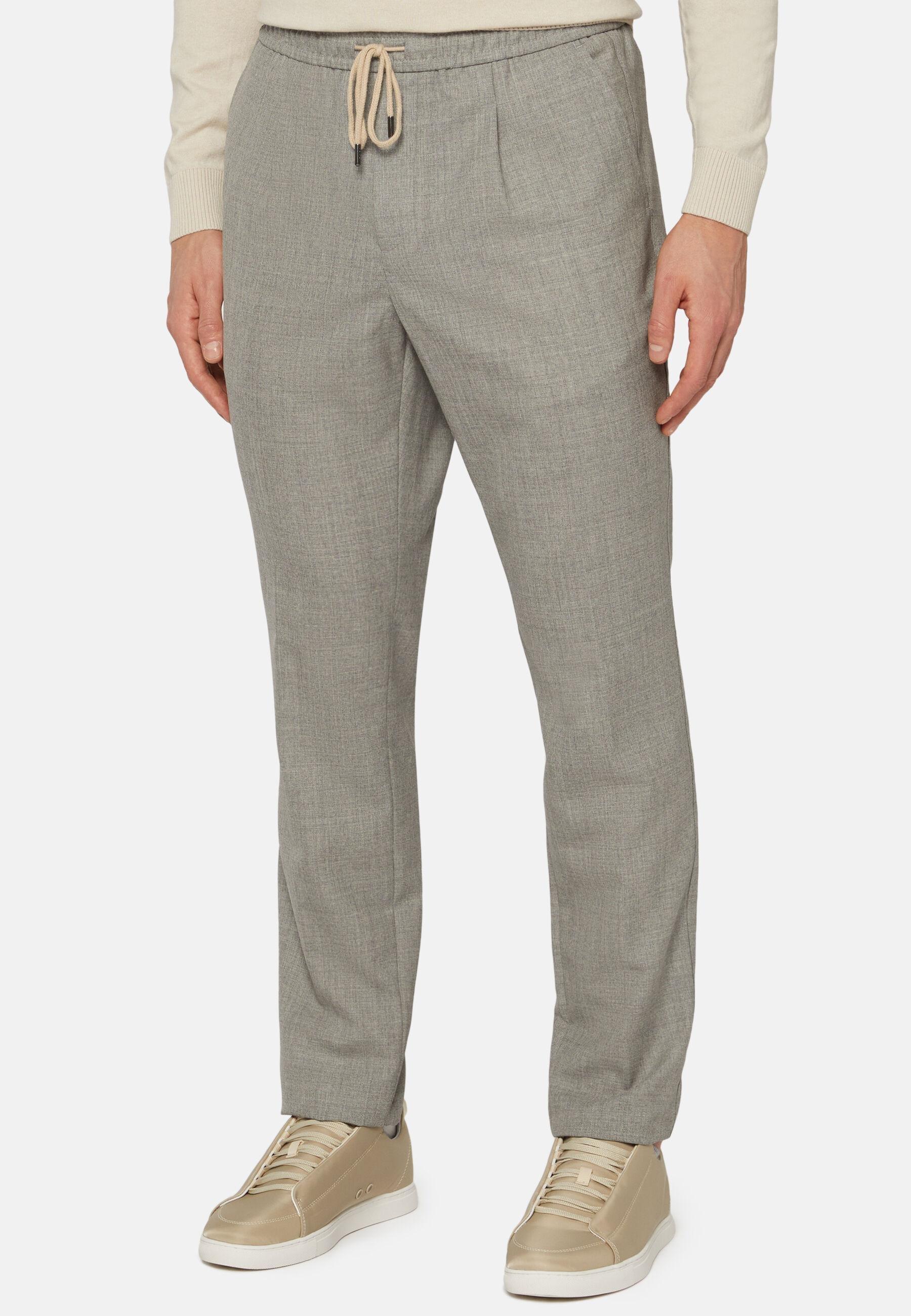 Wool City Trousers Grey, Light grey, large image number 0