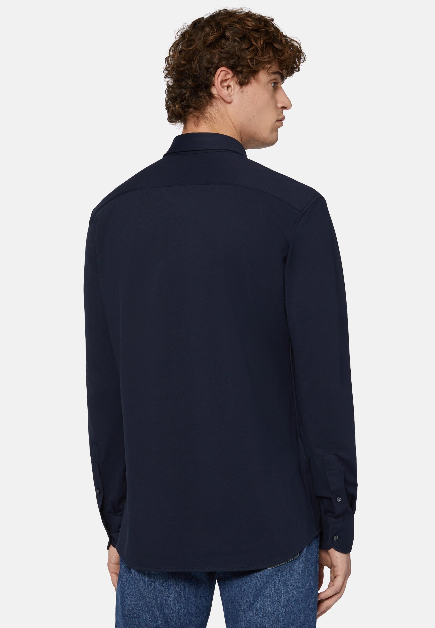 Navy Performance Pique Polo Shirt, , large image number 1