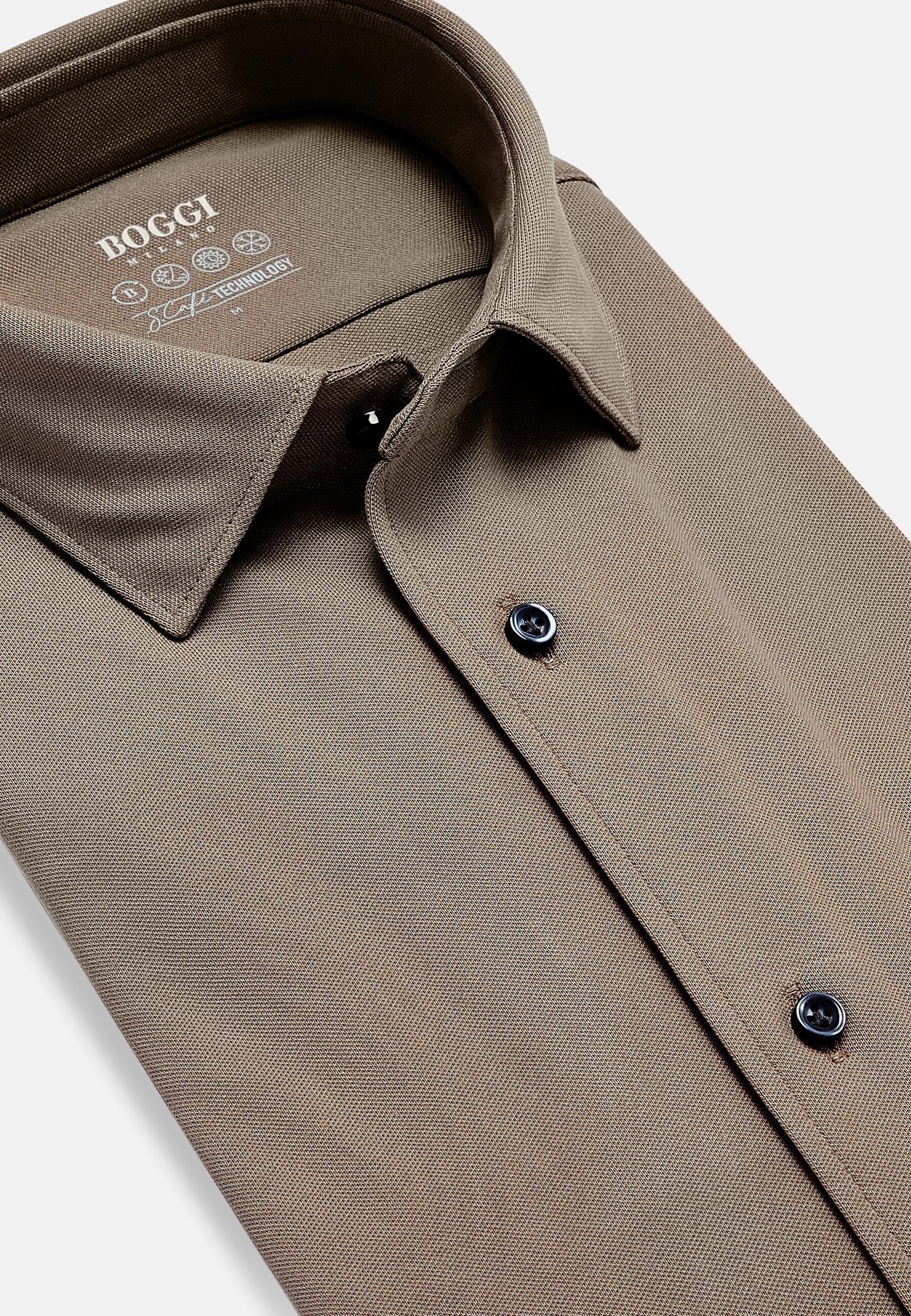 Regular Fit Polo Shirt Brown, Taupe, large image number 6