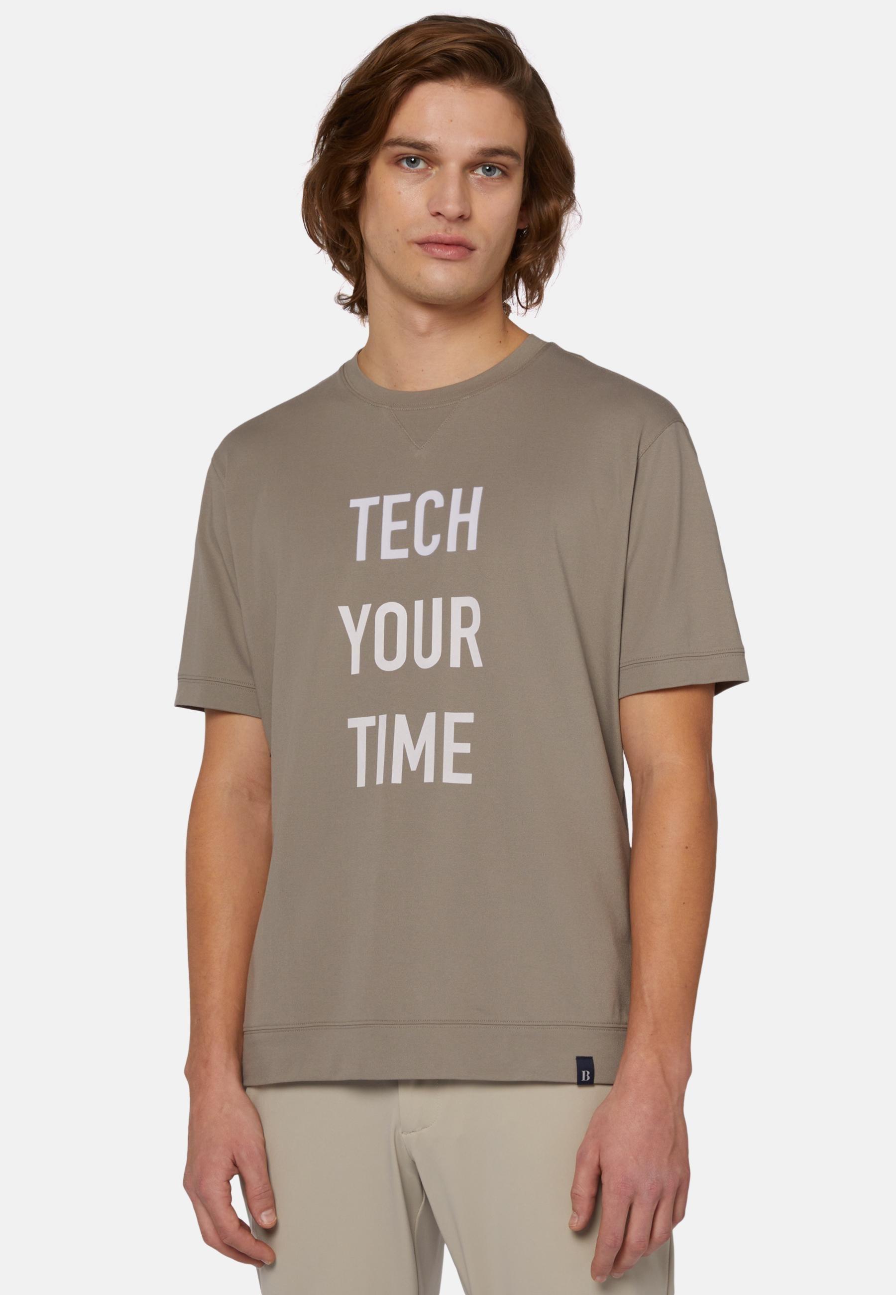 High-Performance Pique Polo T-Shirt Brown, , large image number 0