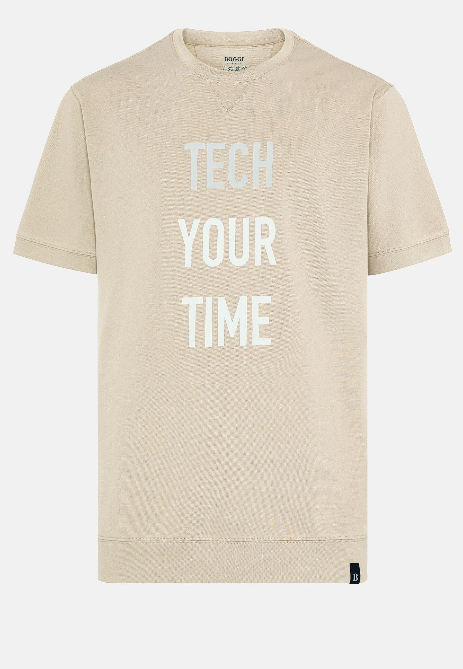 High-Performance Pique Polo T-Shirt Beige, 3901_BEIG, large image number 4