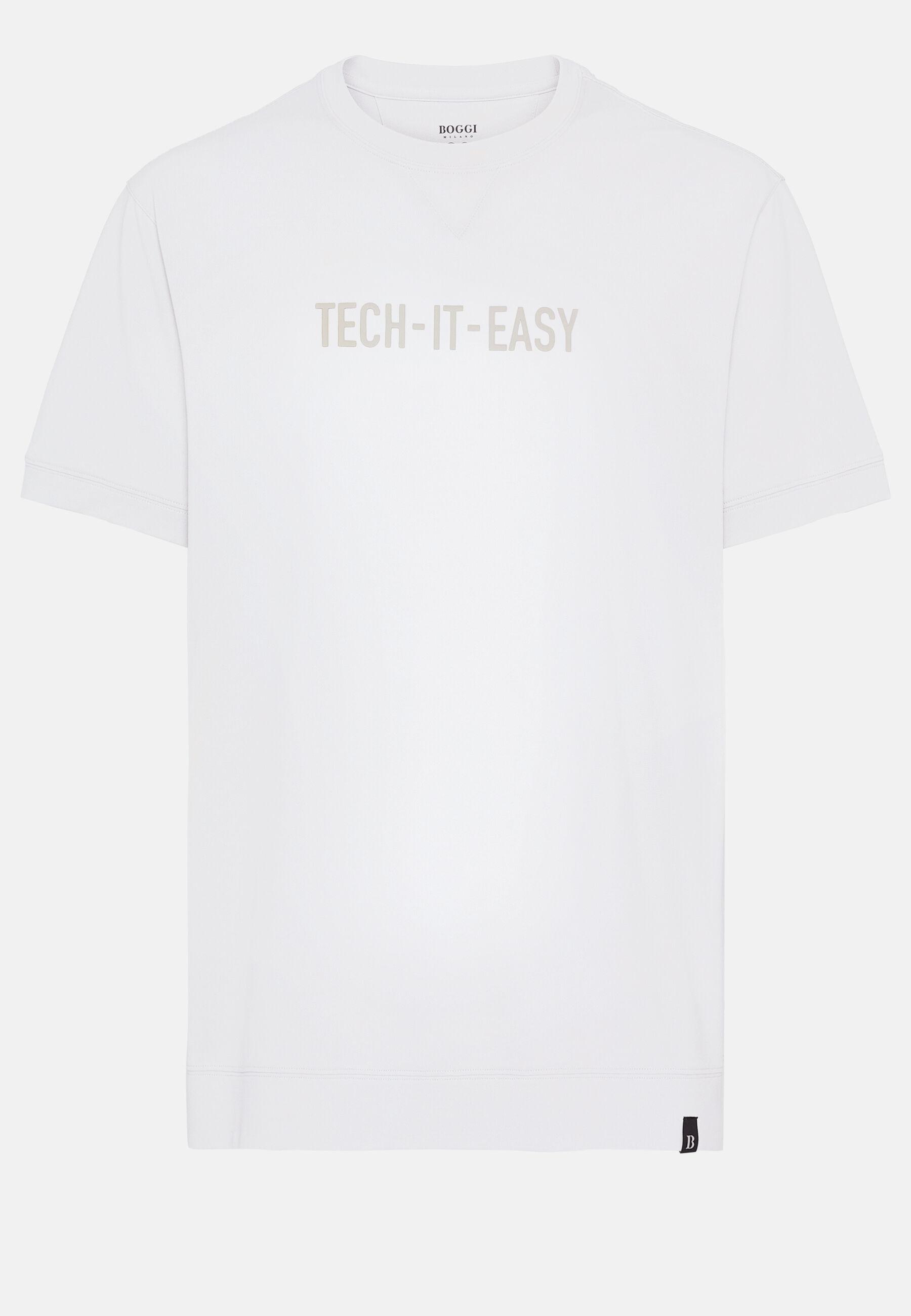 High-Performance Pique Polo T-Shirt White, White, large image number 4