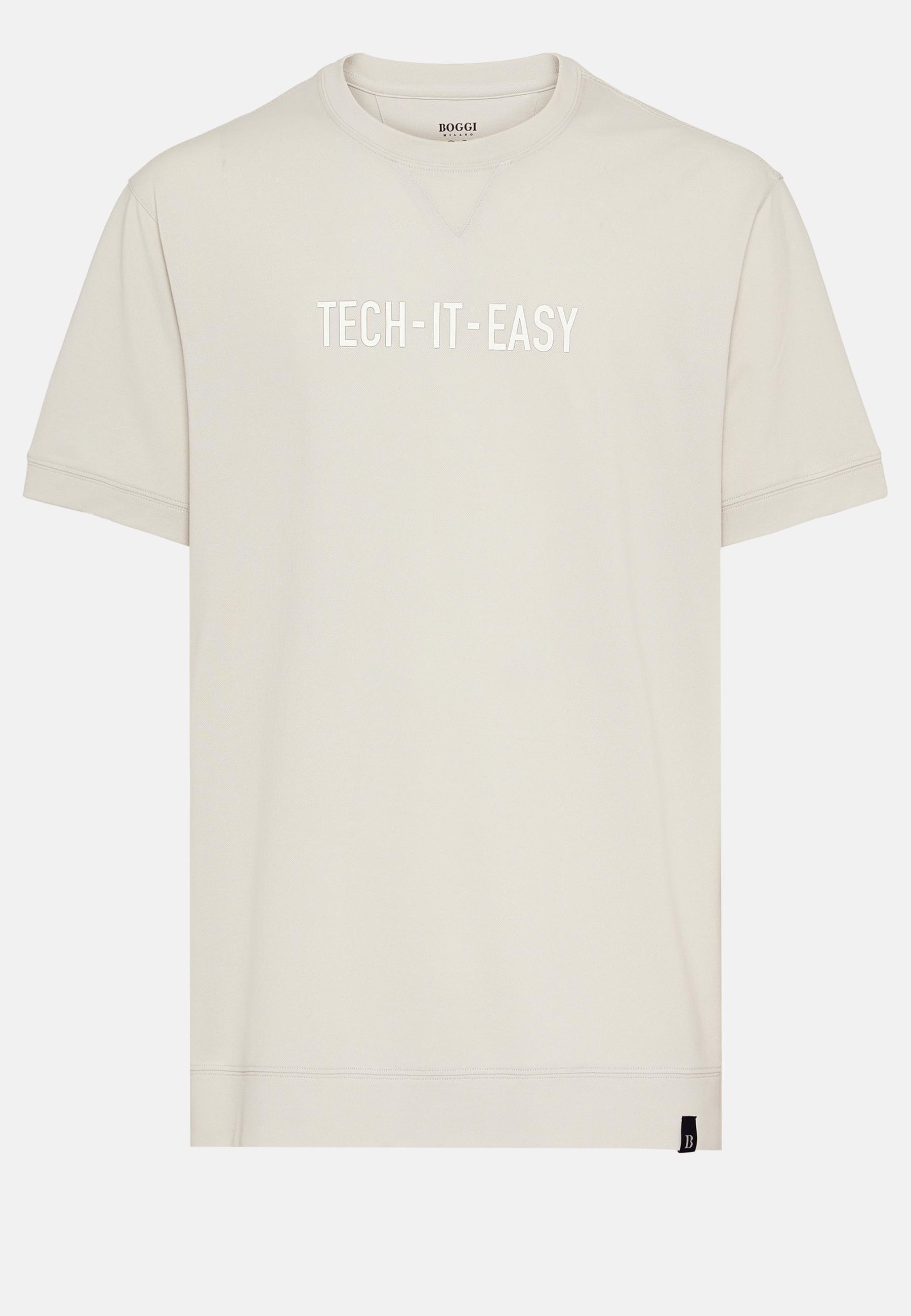 High-Performance Pique Polo T-Shirt Beige, Sand, large image number 1