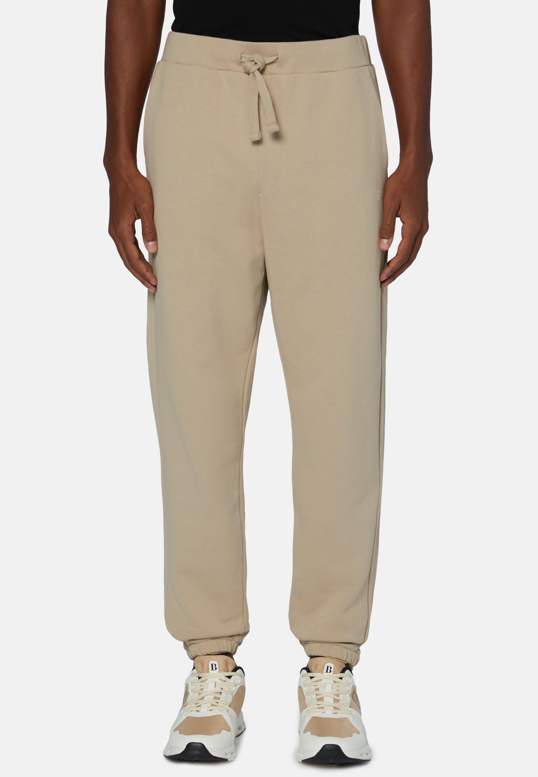 Trousers In Organic Cotton Blend Beige, , large image number 0