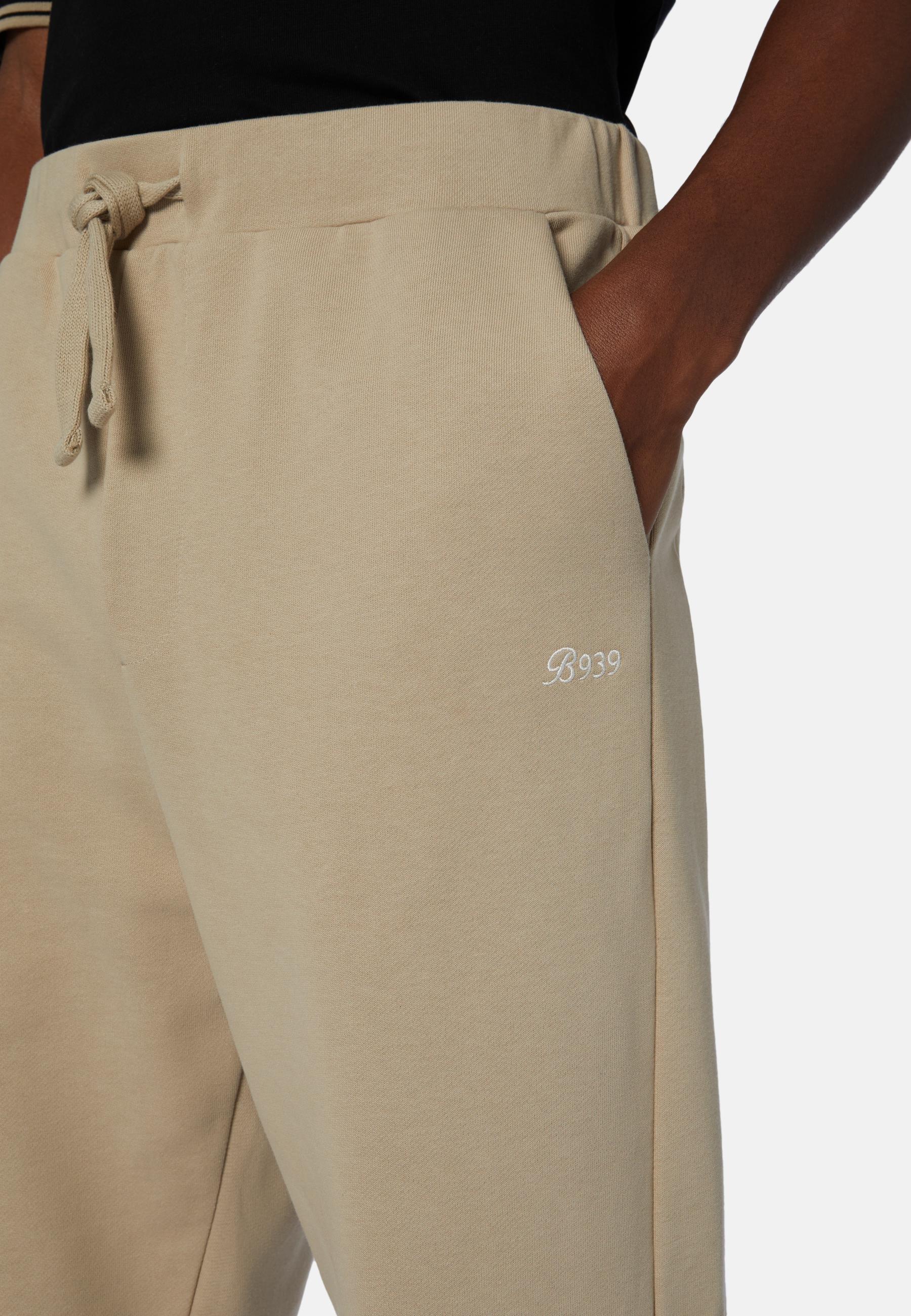 Trousers In Organic Cotton Blend Beige, , large image number 3