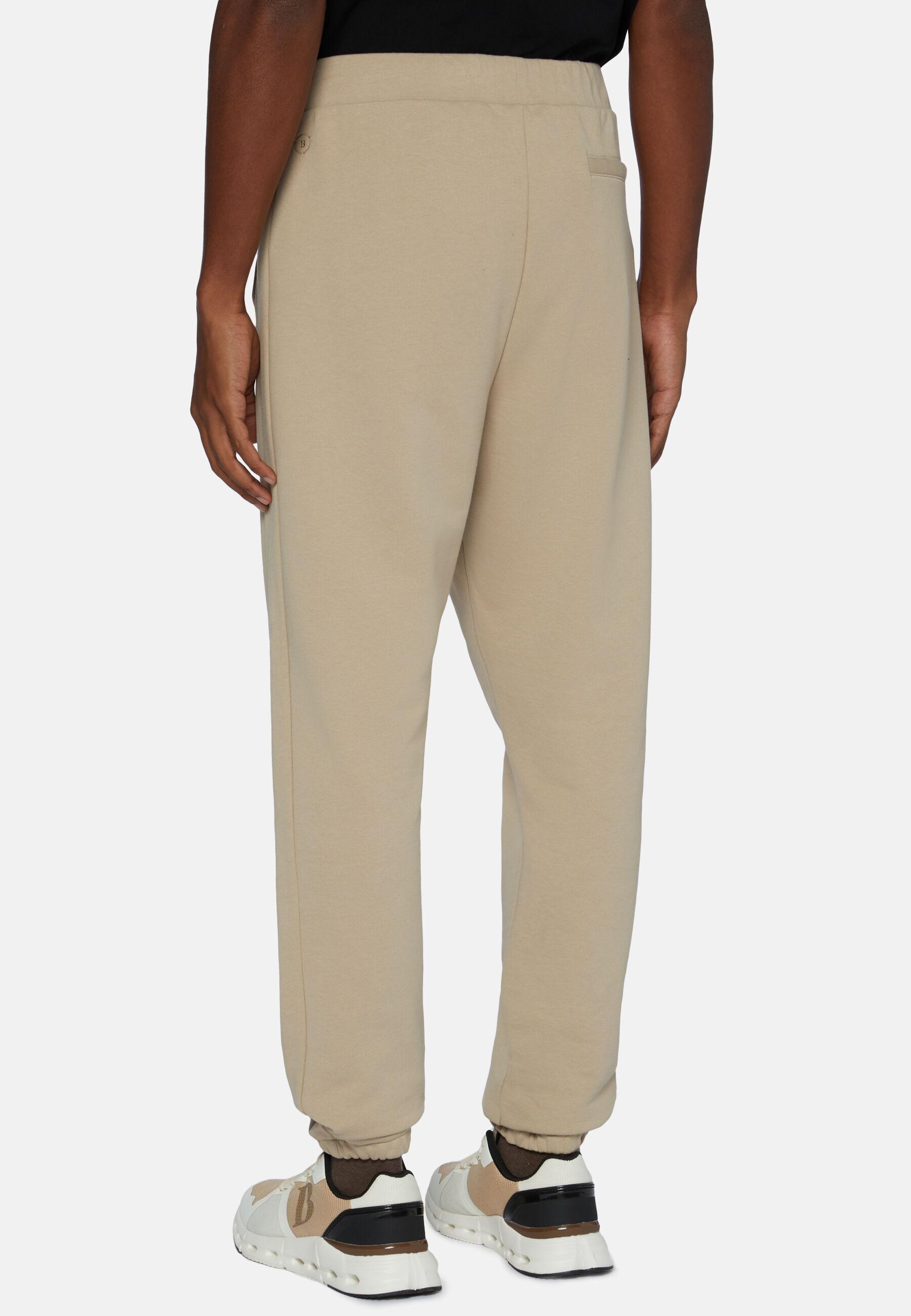 Trousers In Organic Cotton Blend Beige, Beige, large image number 5