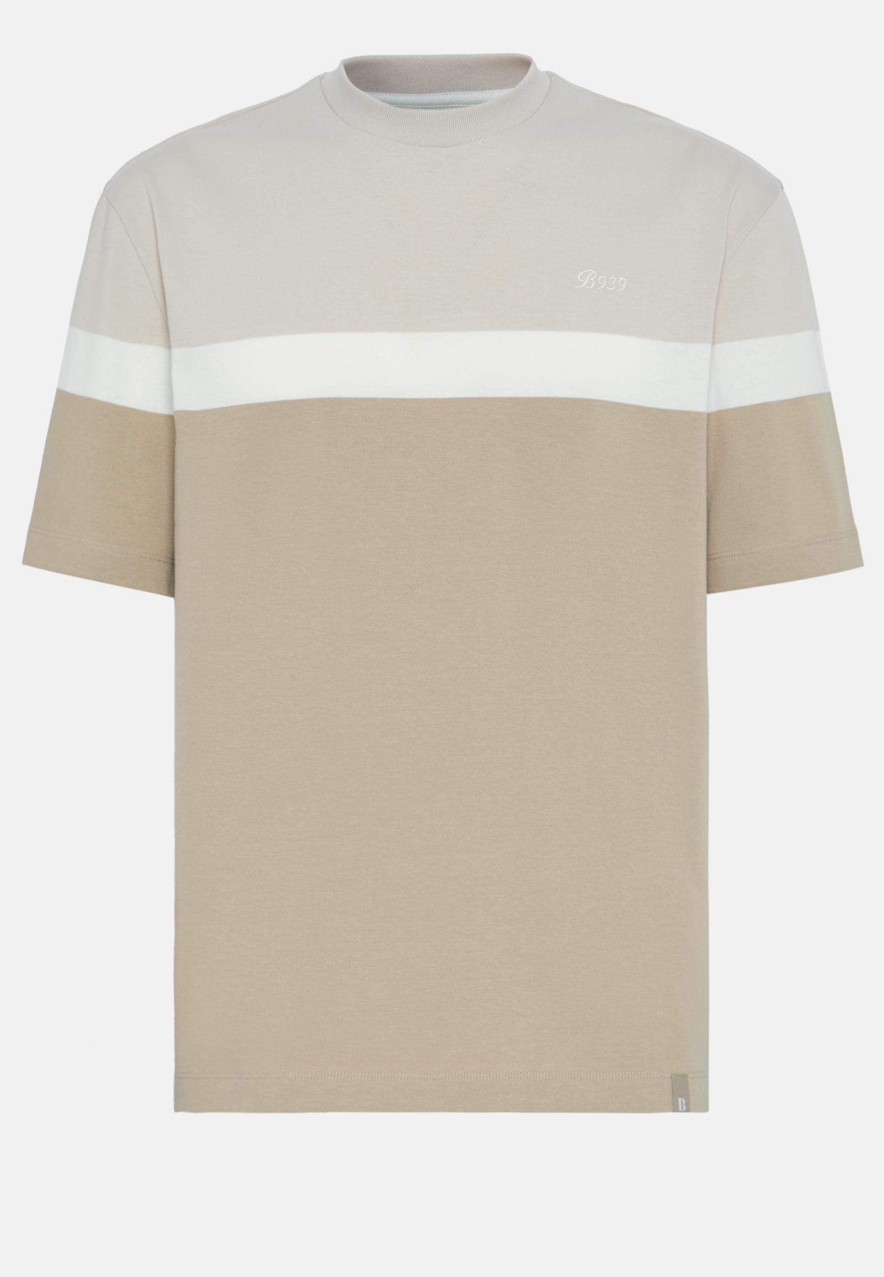 Organic Cotton Blend T-Shirt Beige, , large image number 2