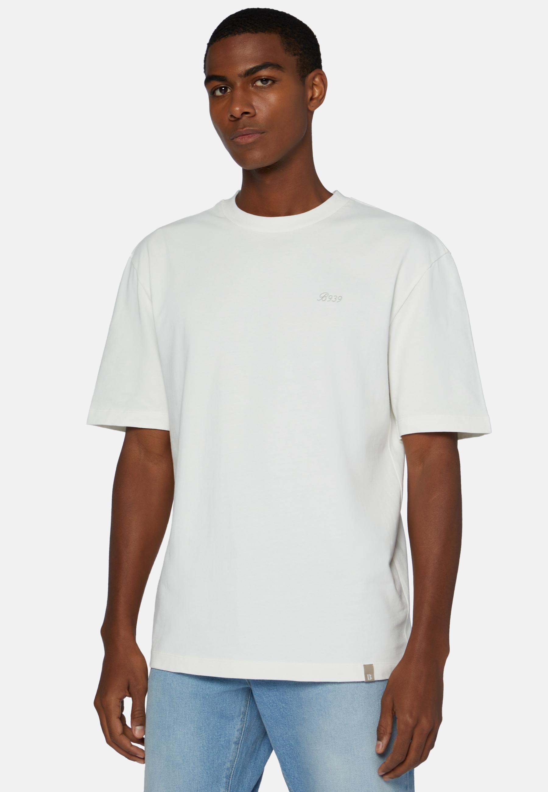 Cotton Blend T-Shirt White, , large image number 0
