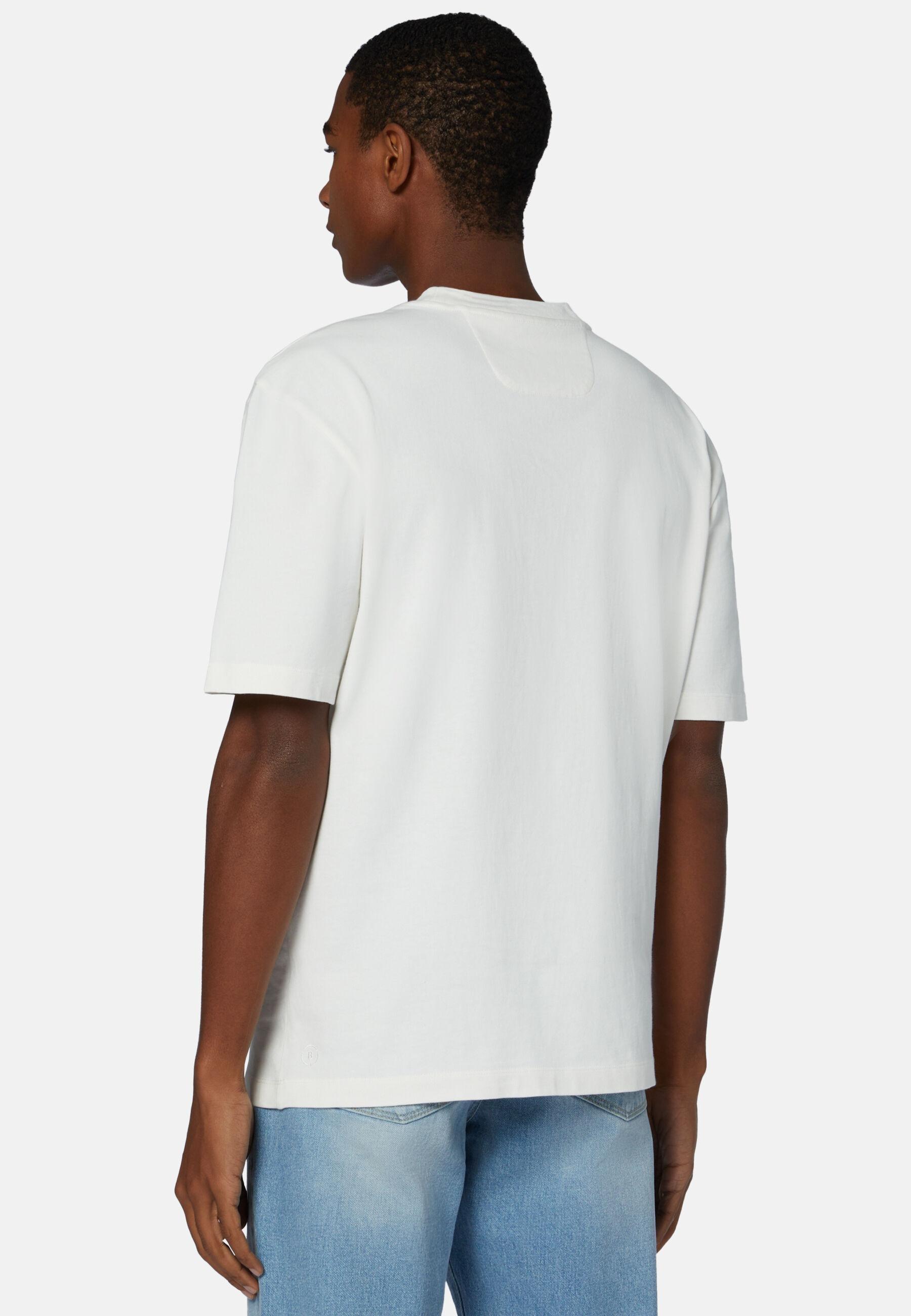 Cotton Blend T-Shirt White, White, large image number 3