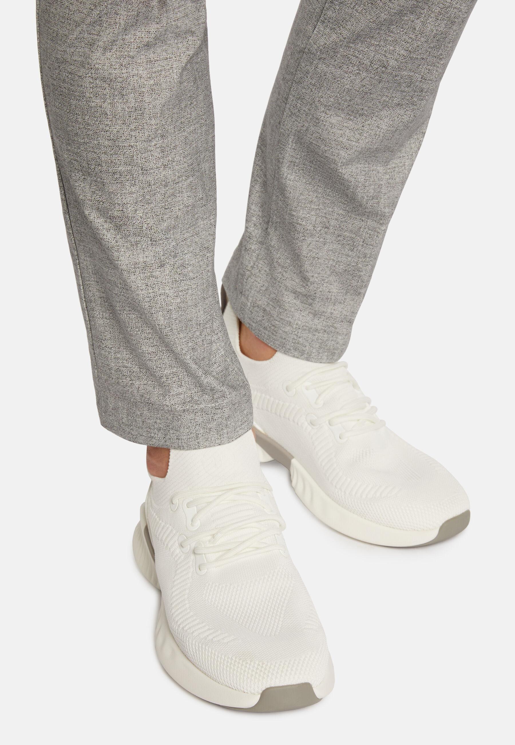 Recycled Yarn Willow Trainers White, White, large image number 0