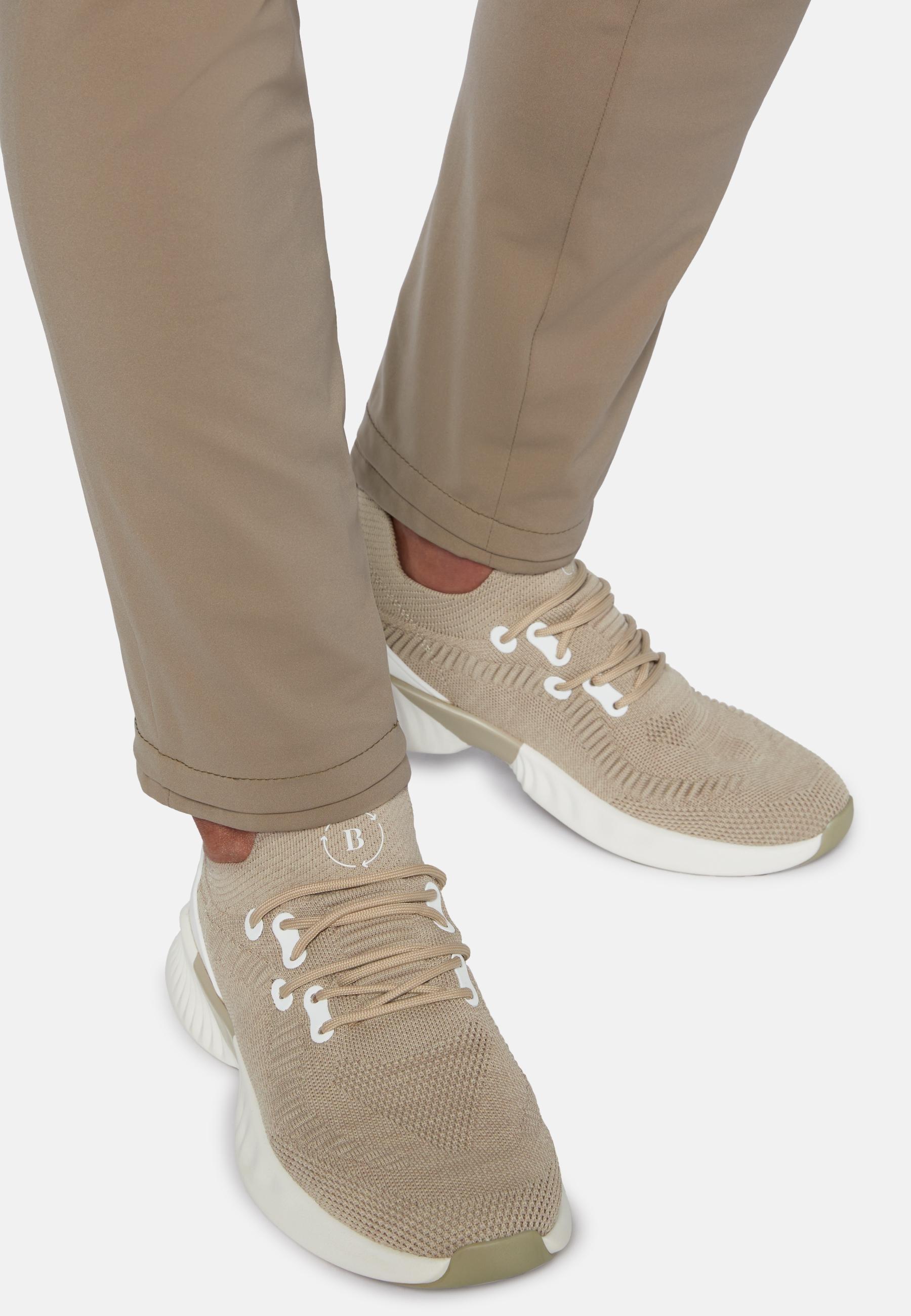 Boggi Milano - Beige Recycled Yarn Willow Trainers