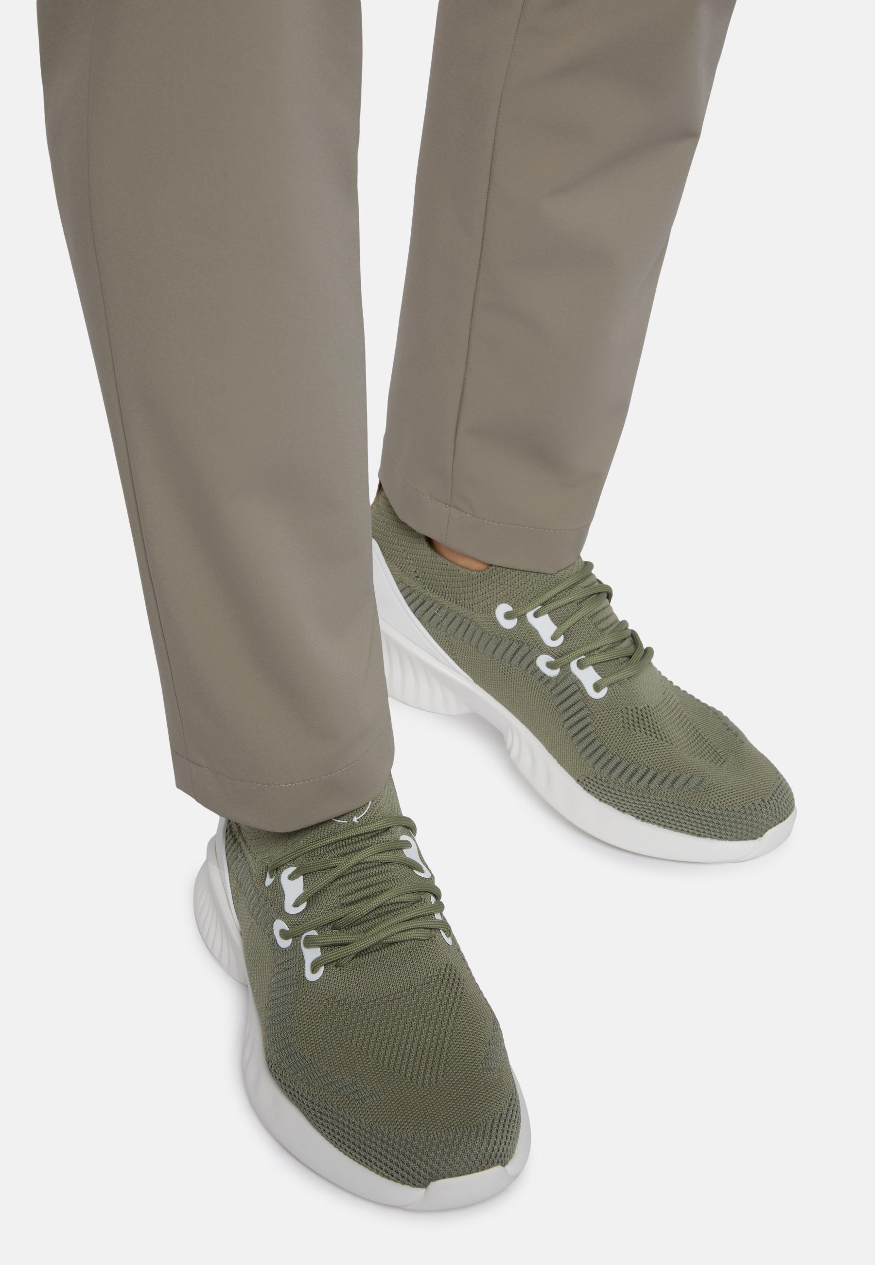 Boggi Milano - Green Recycled Yarn Willow Trainers