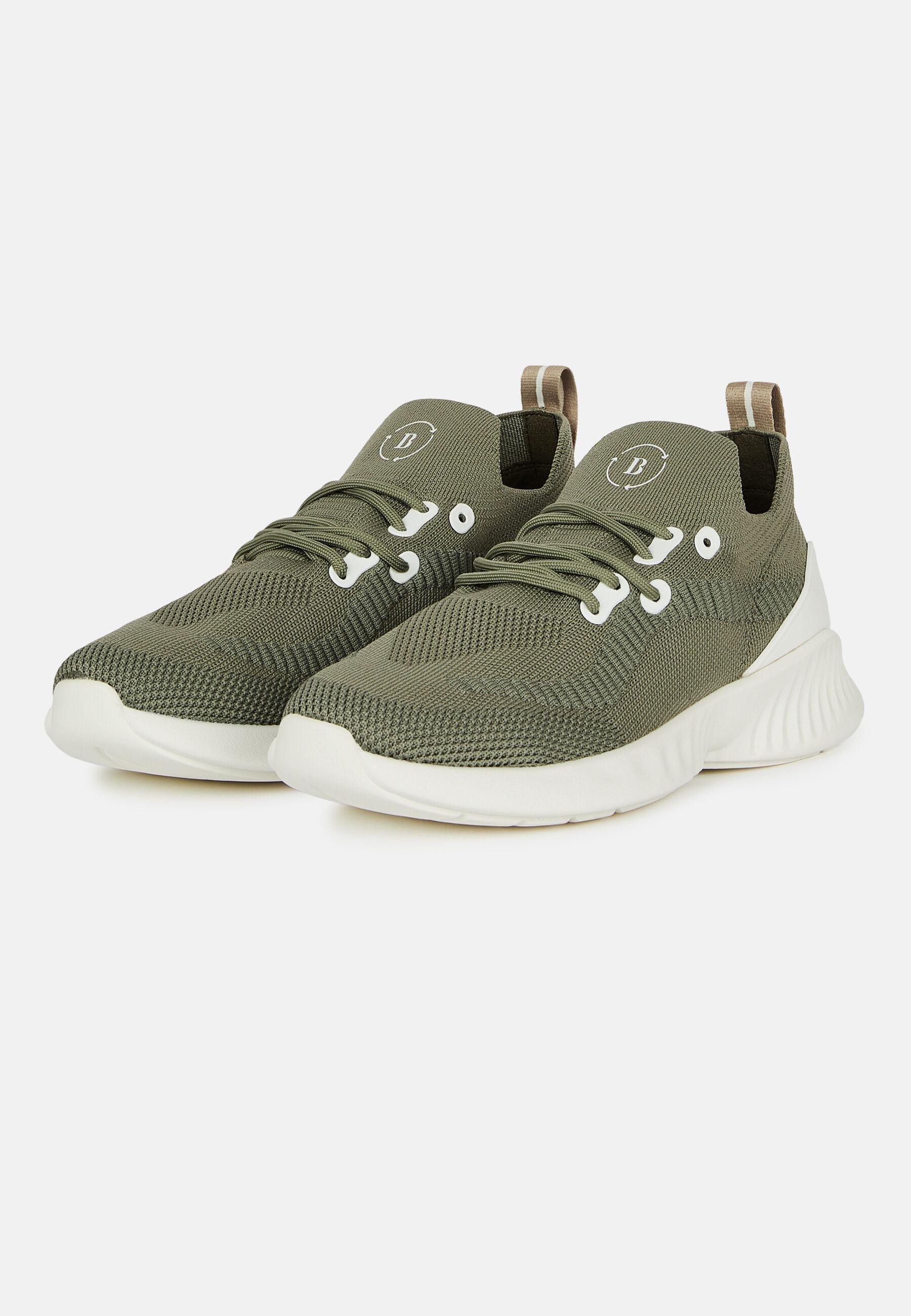 Recycled Yarn Willow Trainers Green, Light Green, medium