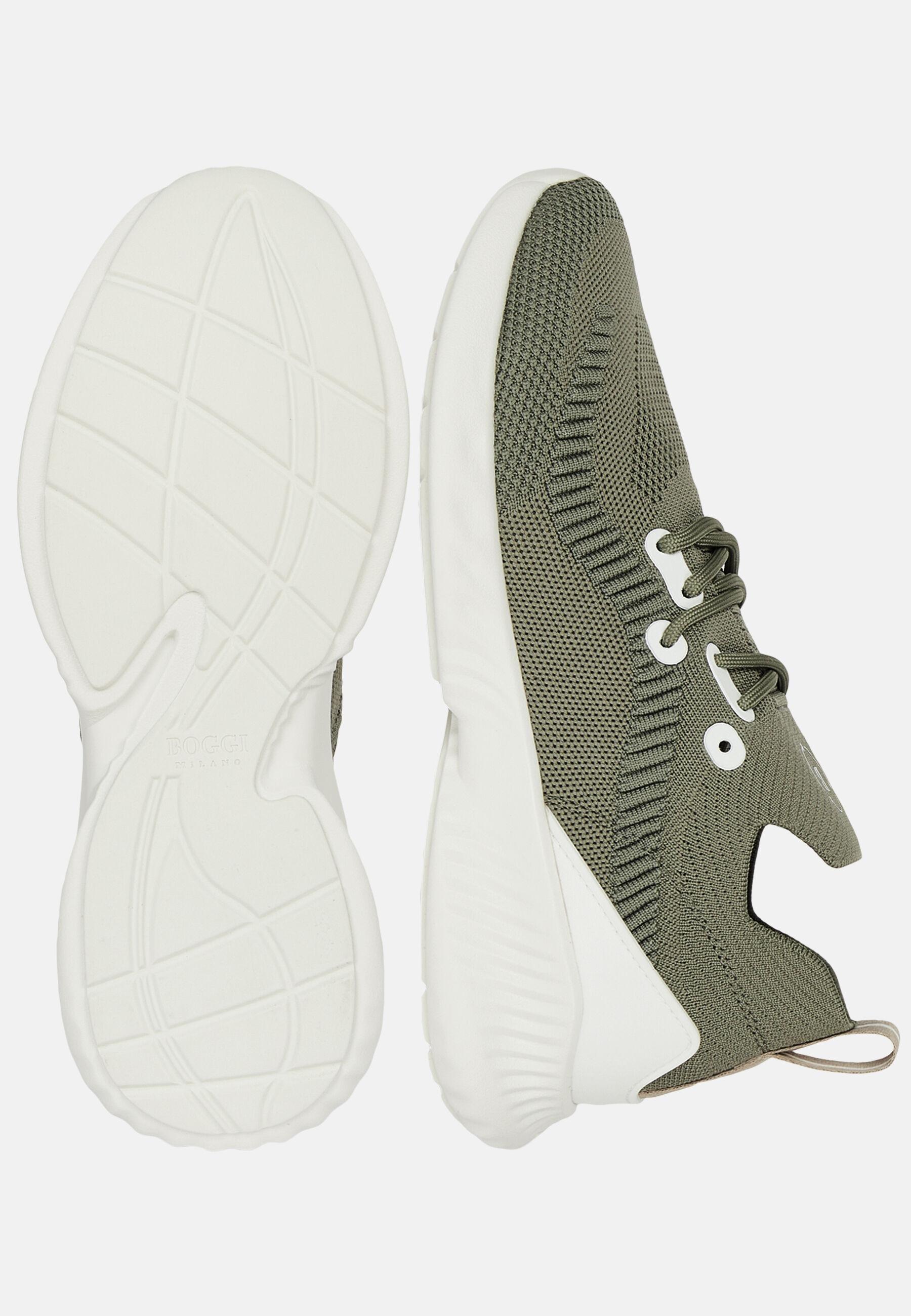 Recycled Yarn Willow Trainers Green, Light Green, medium