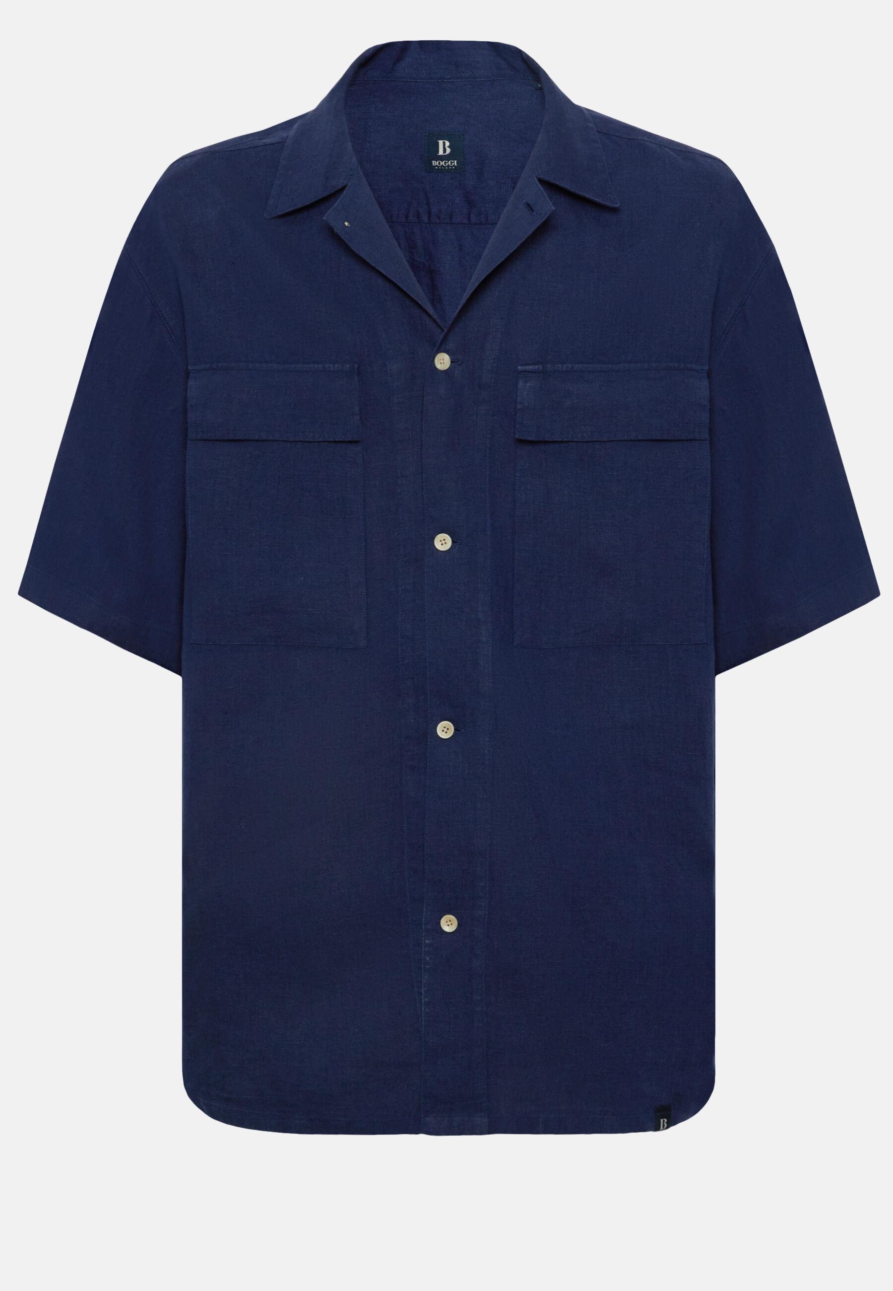 Striped Dobby Shirt Green, Blue, large image number 7