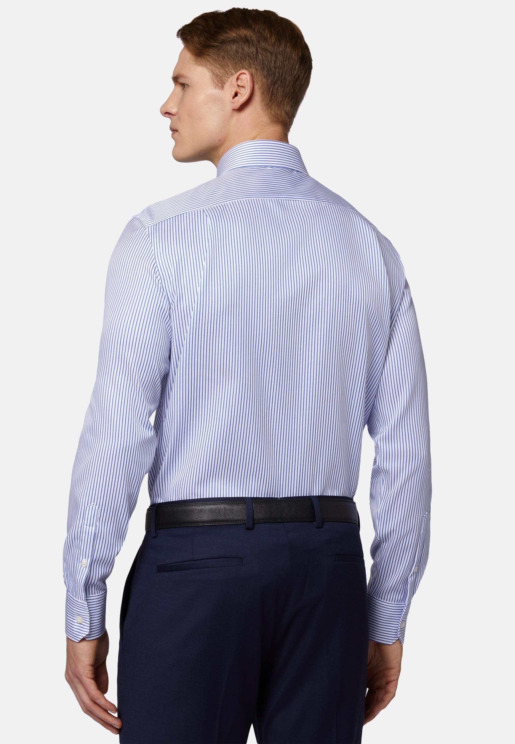 Regular Fit Royal Striped Shirt Blue, , large image number 1