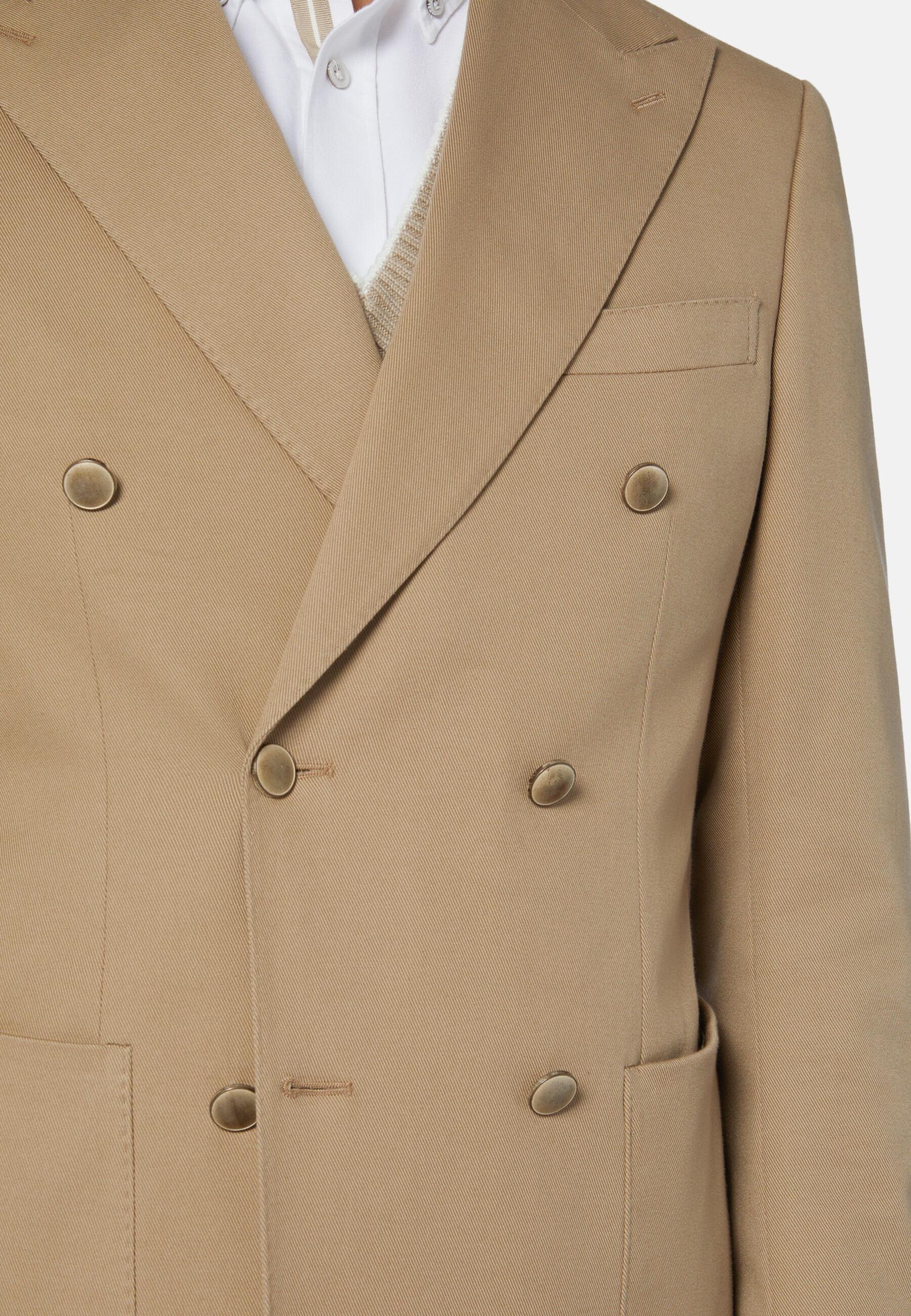 Double-Breasted Jacket Beige, 3901_BEIG, large image number 5