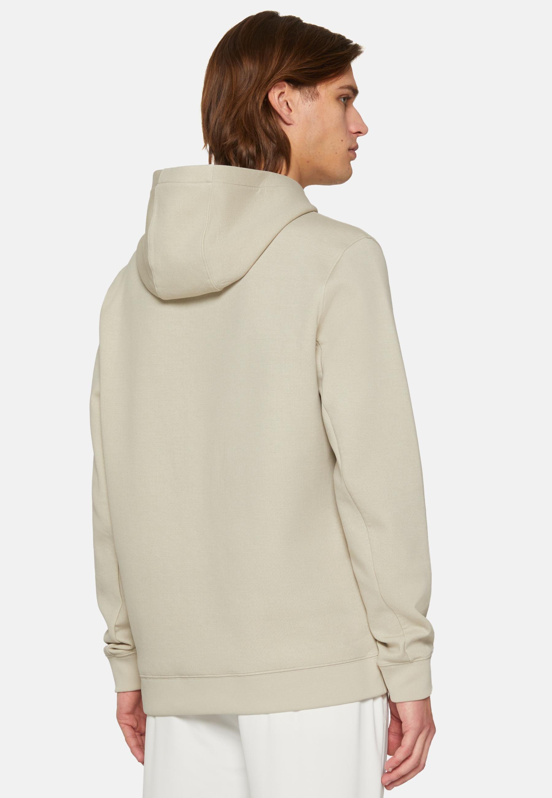 Lightweight Scuba Hoodie Beige, Sand, large image number 2