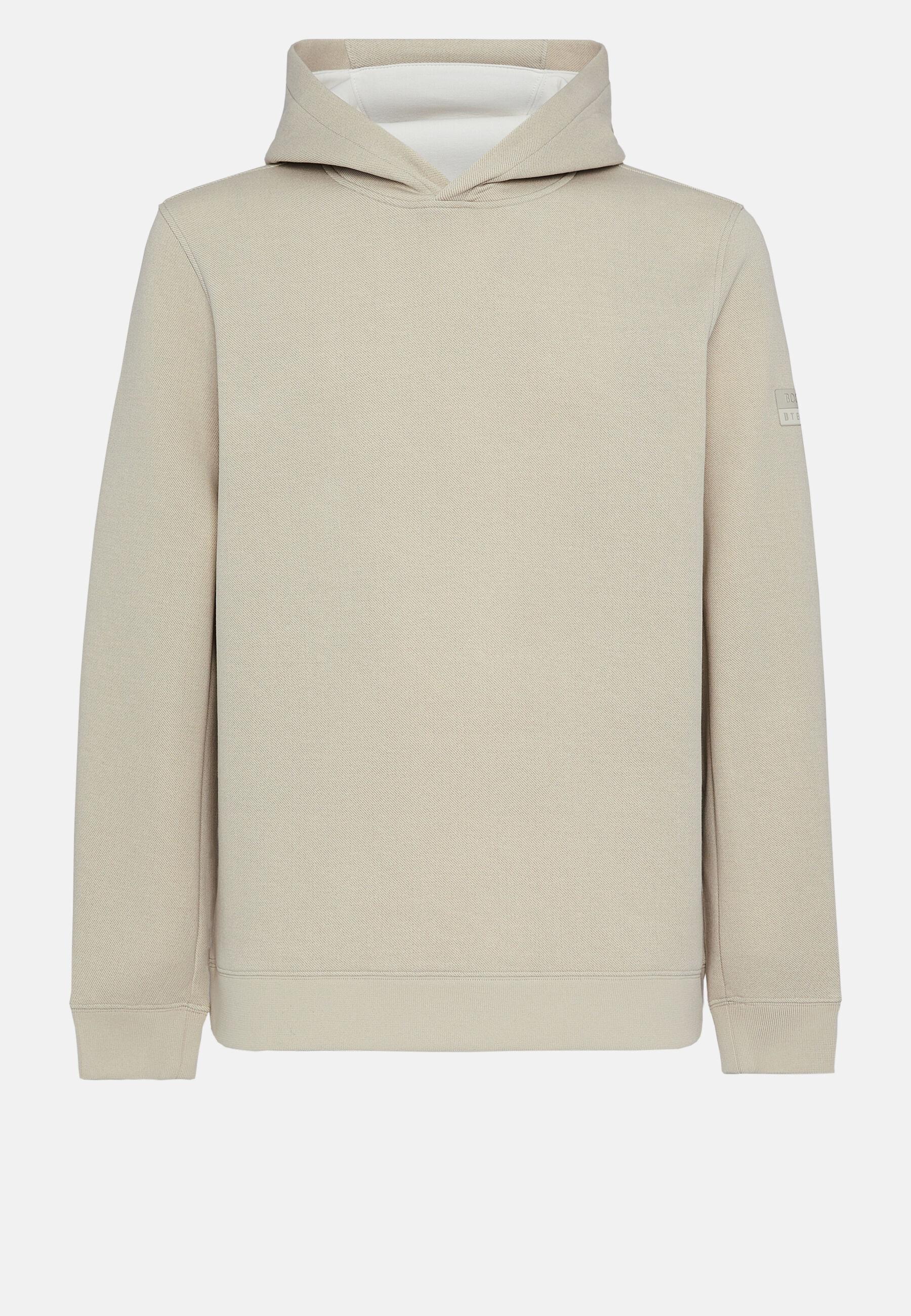 Lightweight Scuba Hoodie Beige, Sand, large image number 5