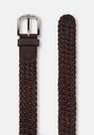 Boggi Milano - Brown Woven Leather Belt