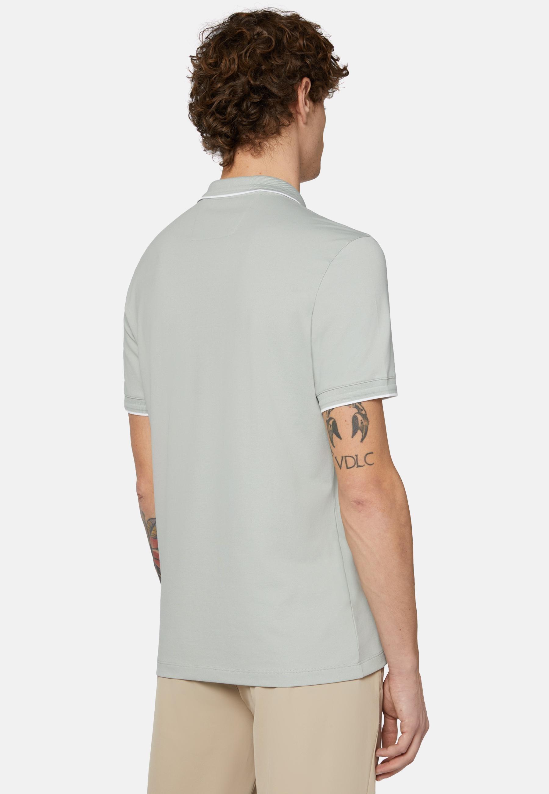 High-Performance Pique Polo Shirt Green, Green, large image number 3