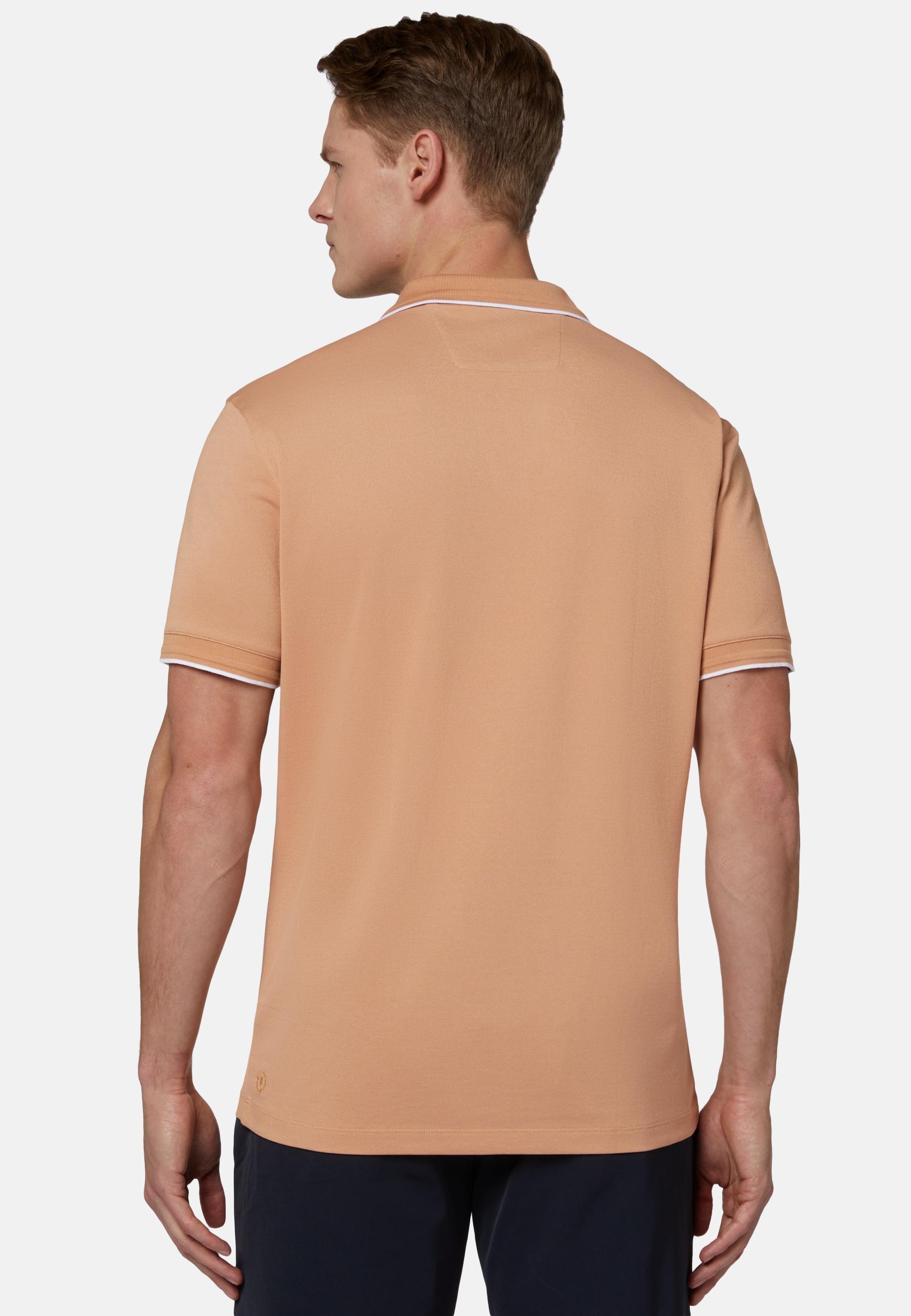 High-Performance Pique Polo Shirt Orange, 3901_ORAN, large image number 3