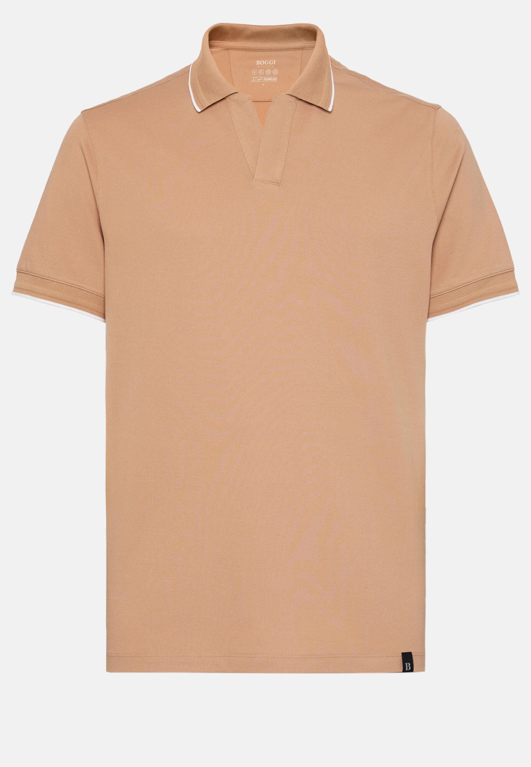 High-Performance Pique Polo Shirt Orange, 3901_ORAN, large image number 5