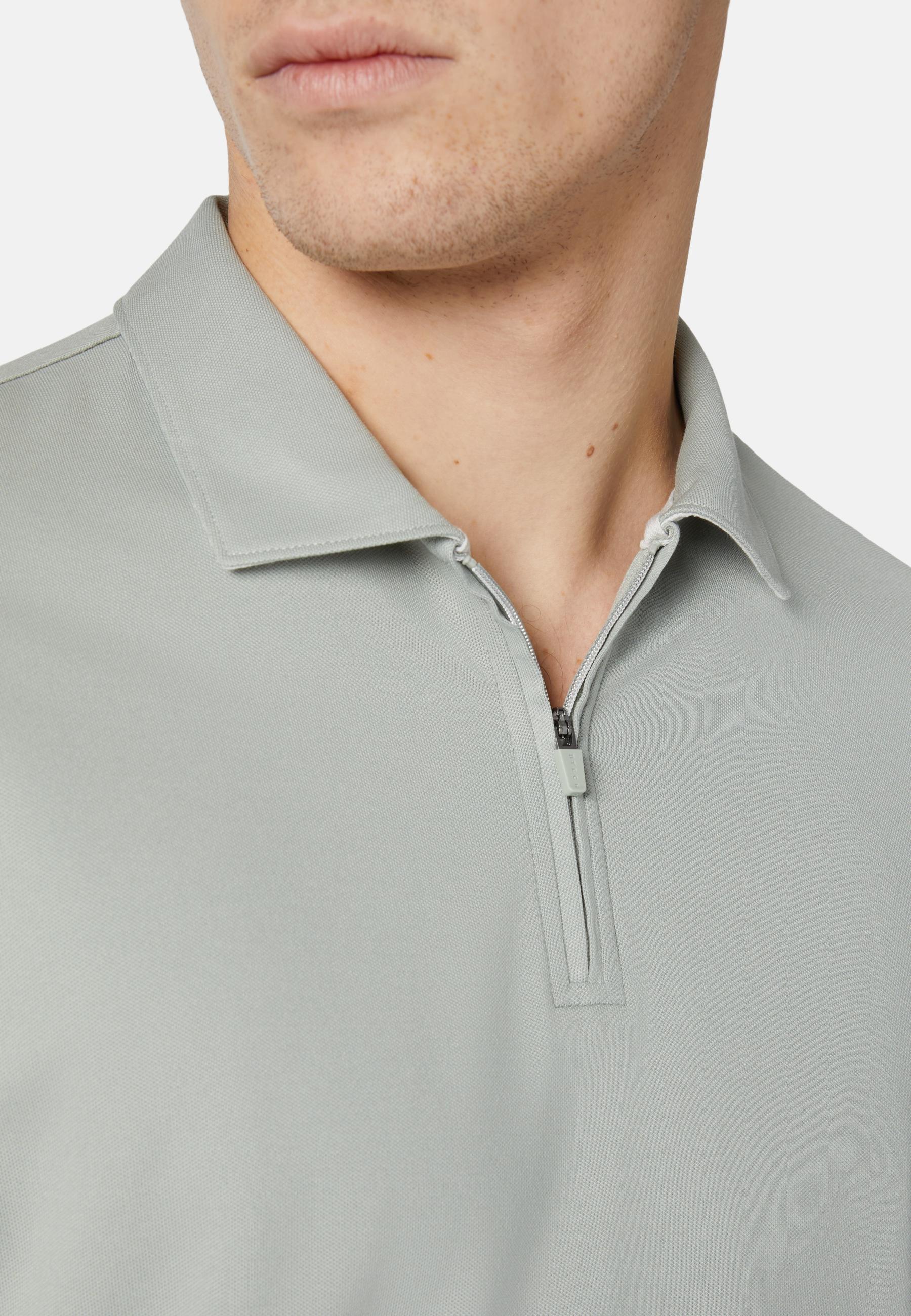 Boggi Milano - Green High-Performance Pique Polo Shirt