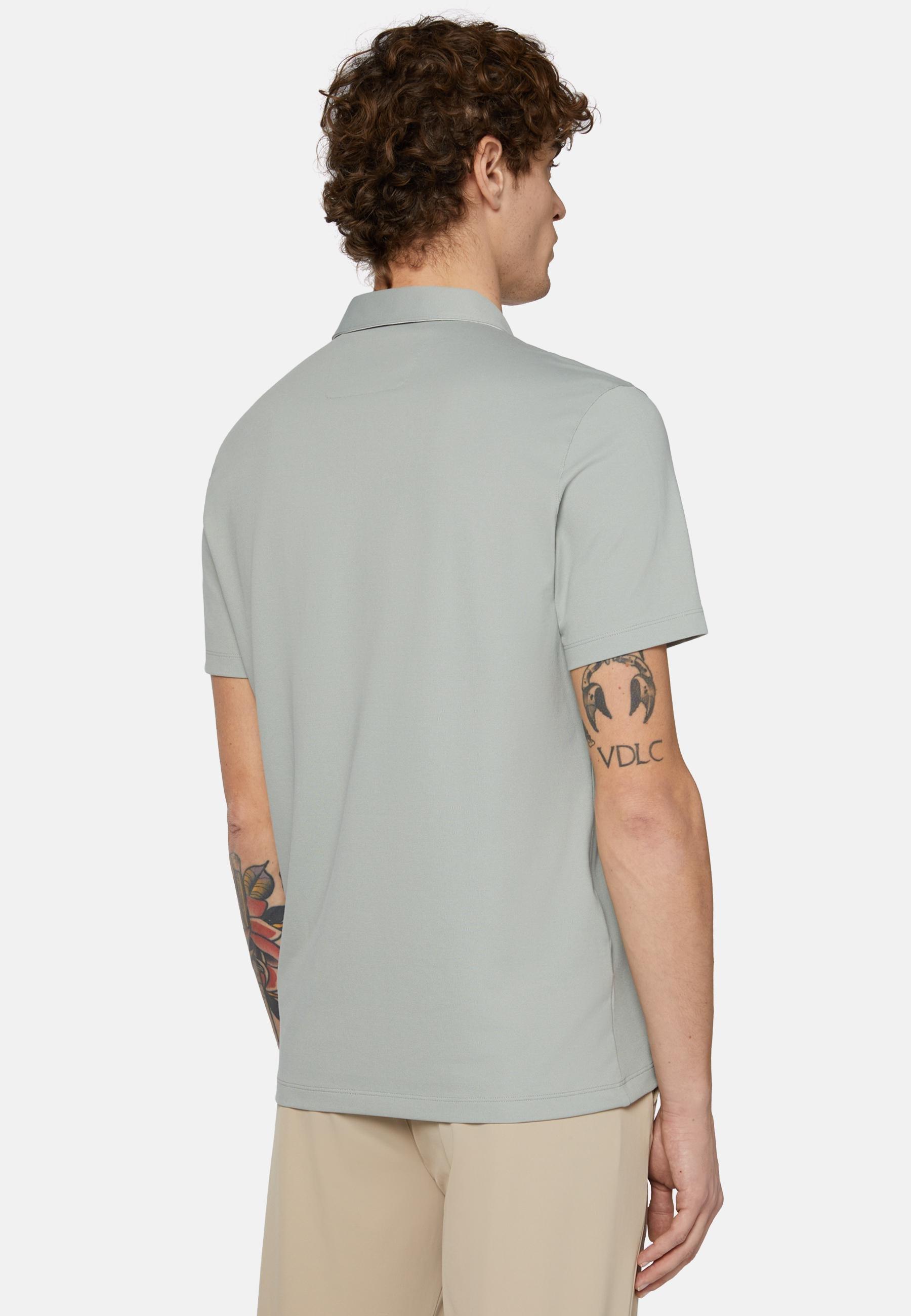 High-Performance Pique Polo Shirt Green, 3901_GREE, large image number 3