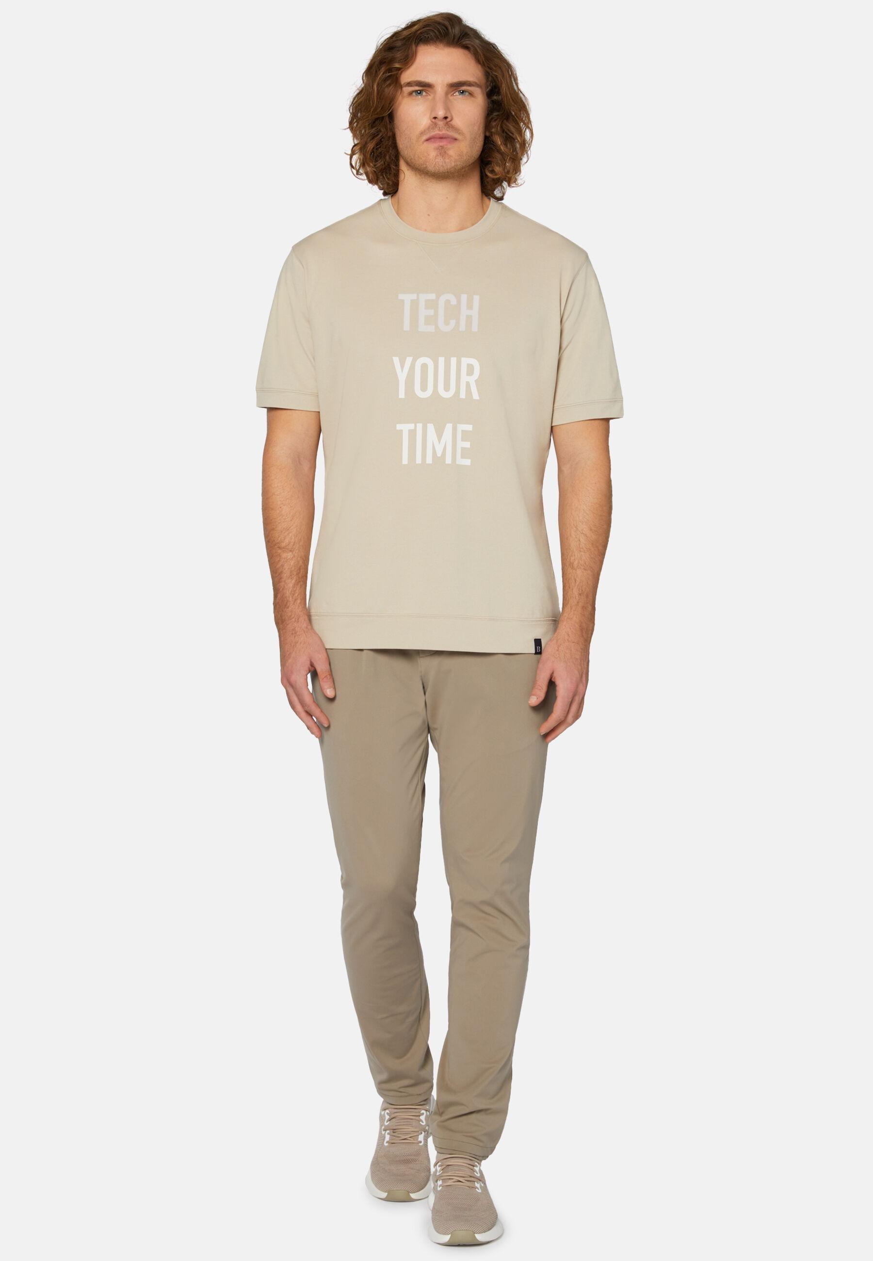 B-Tech Stretch Nylon Trousers Beige, Mud, large image number 1