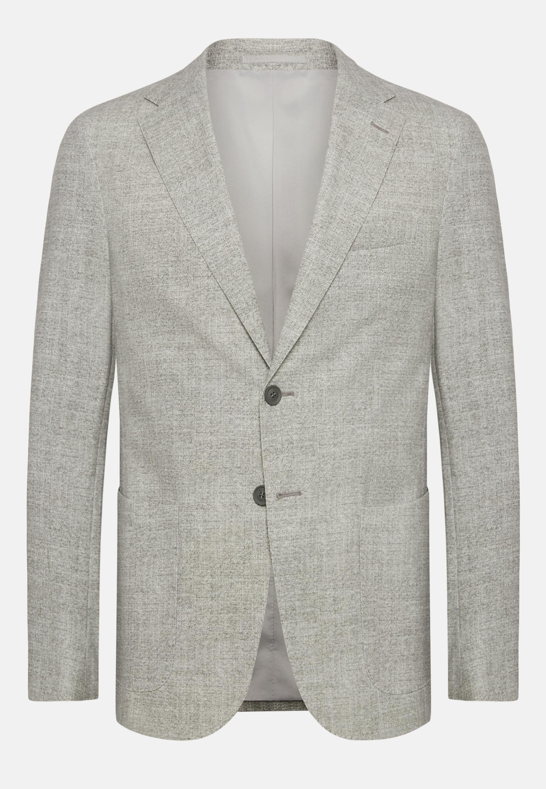 Micro Patterned Nylon Jacket Grey, , large image number 3