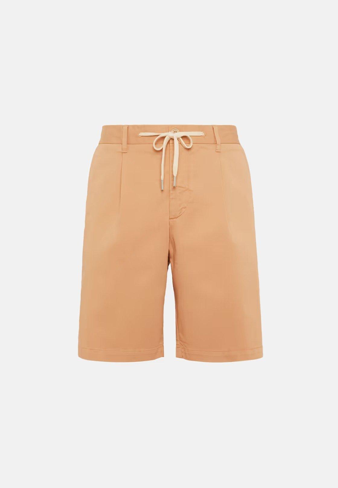 Tie Waist Shorts Beige, , large image number 2