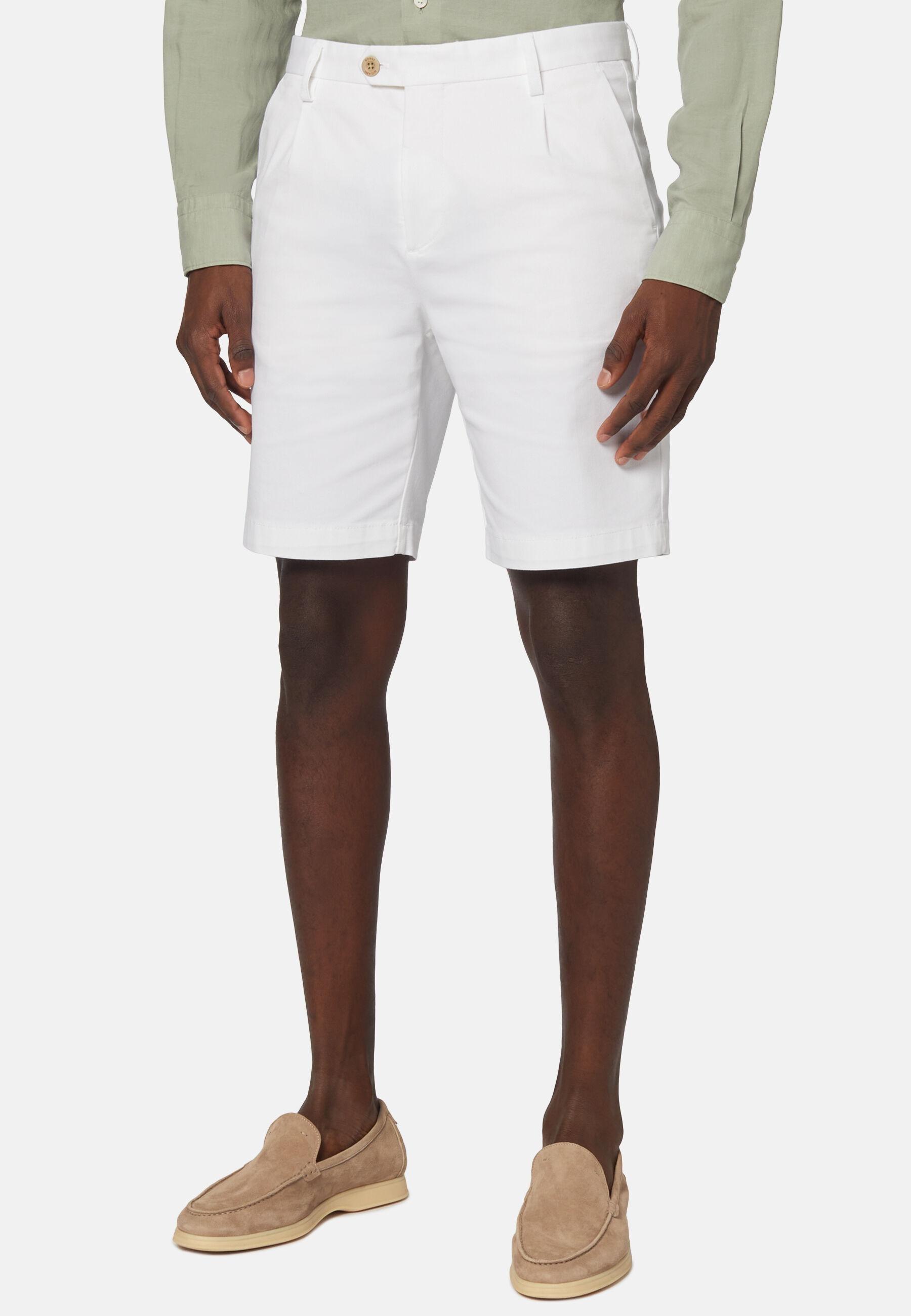 Stretch Bermuda Shorts White, White, large image number 0