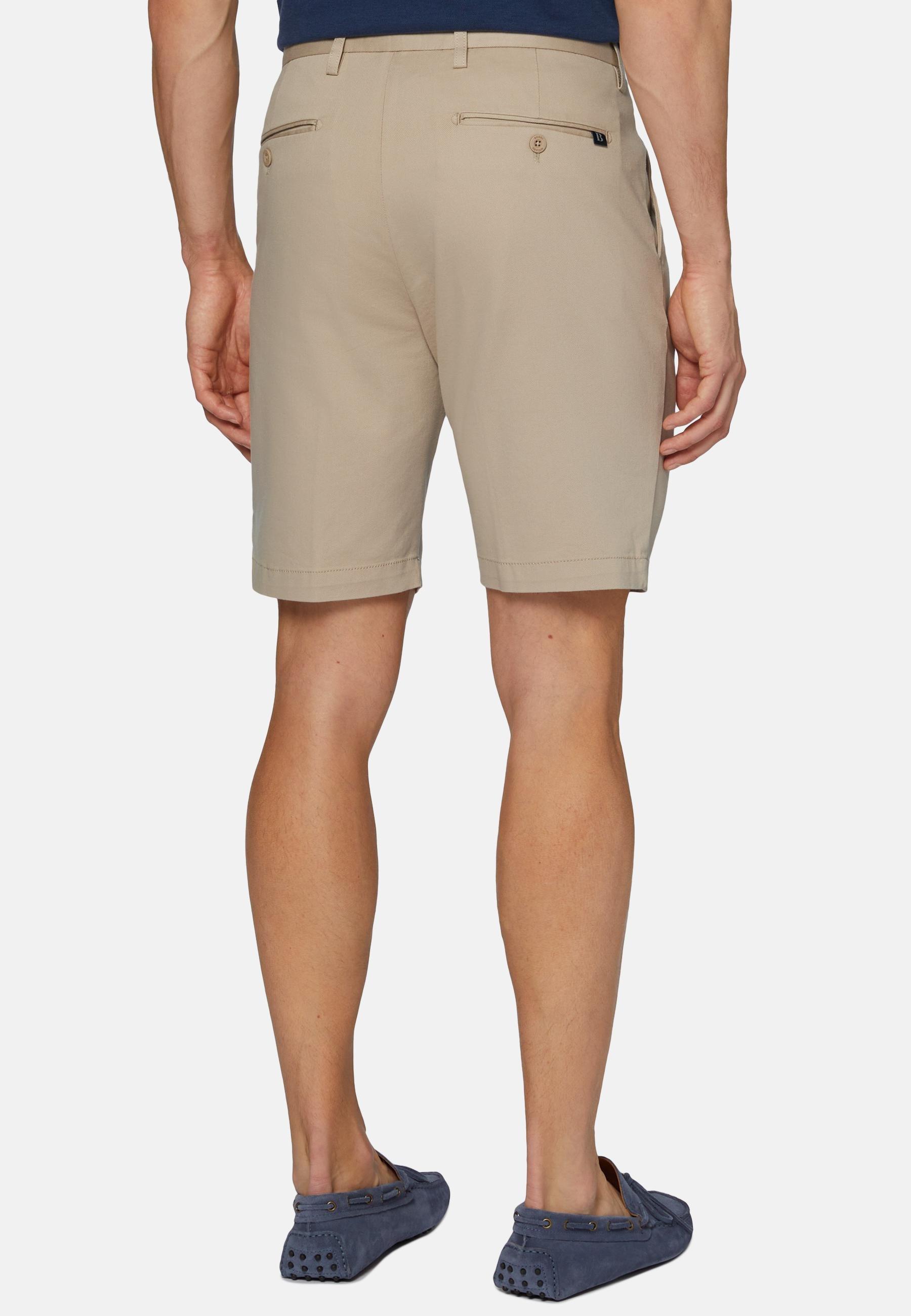 Stretch Bermuda Shorts Beige, , large image number 2