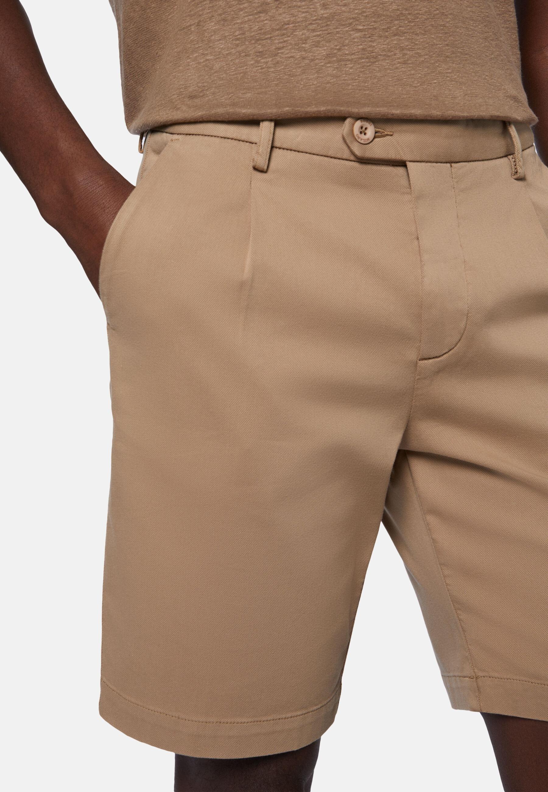 Trousers in Lightweight Scuba, Hazelnut, Hazelnut, large image number 7