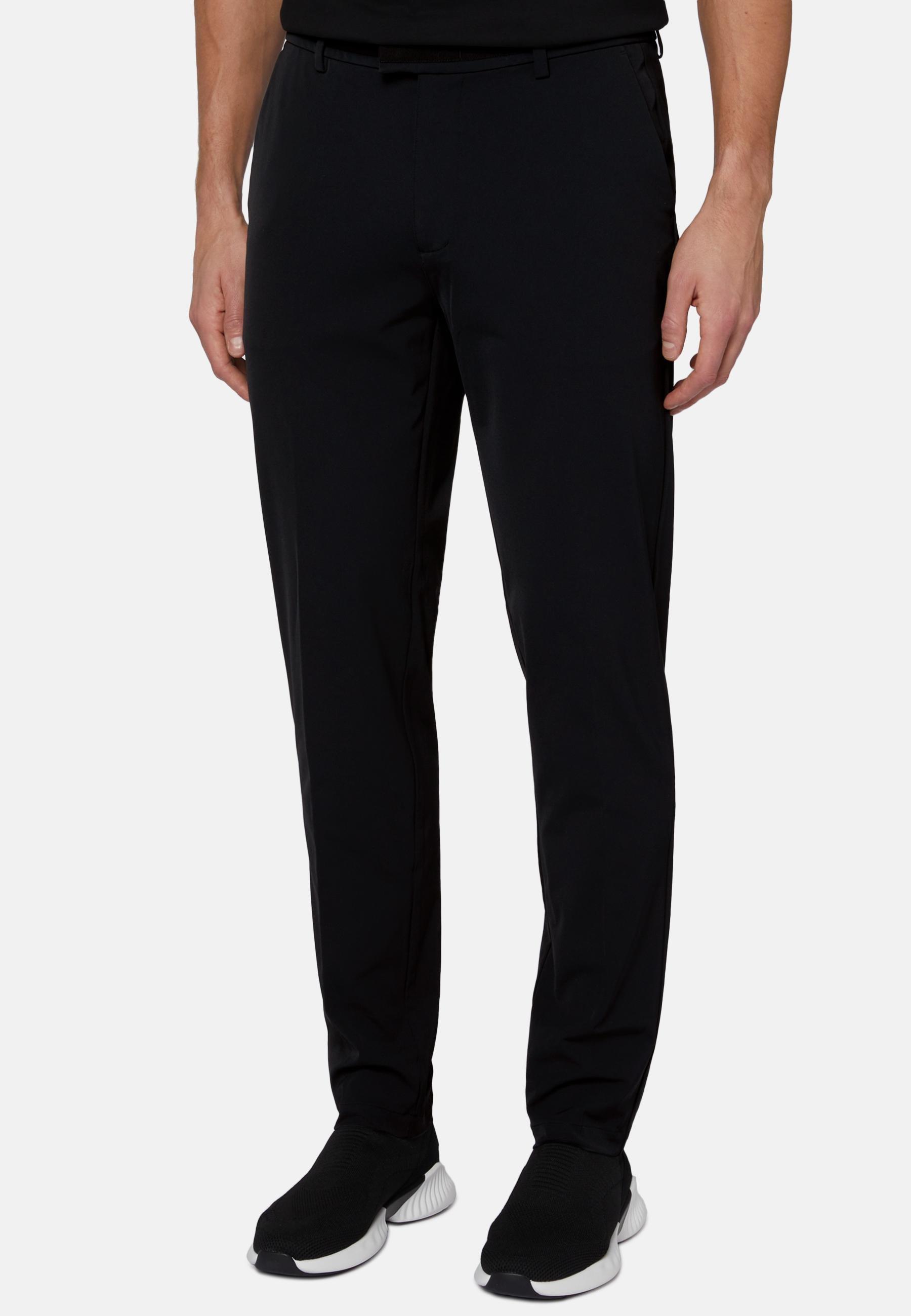 Boggi Milano - Black B-Tech Stretch Nylon Trousers