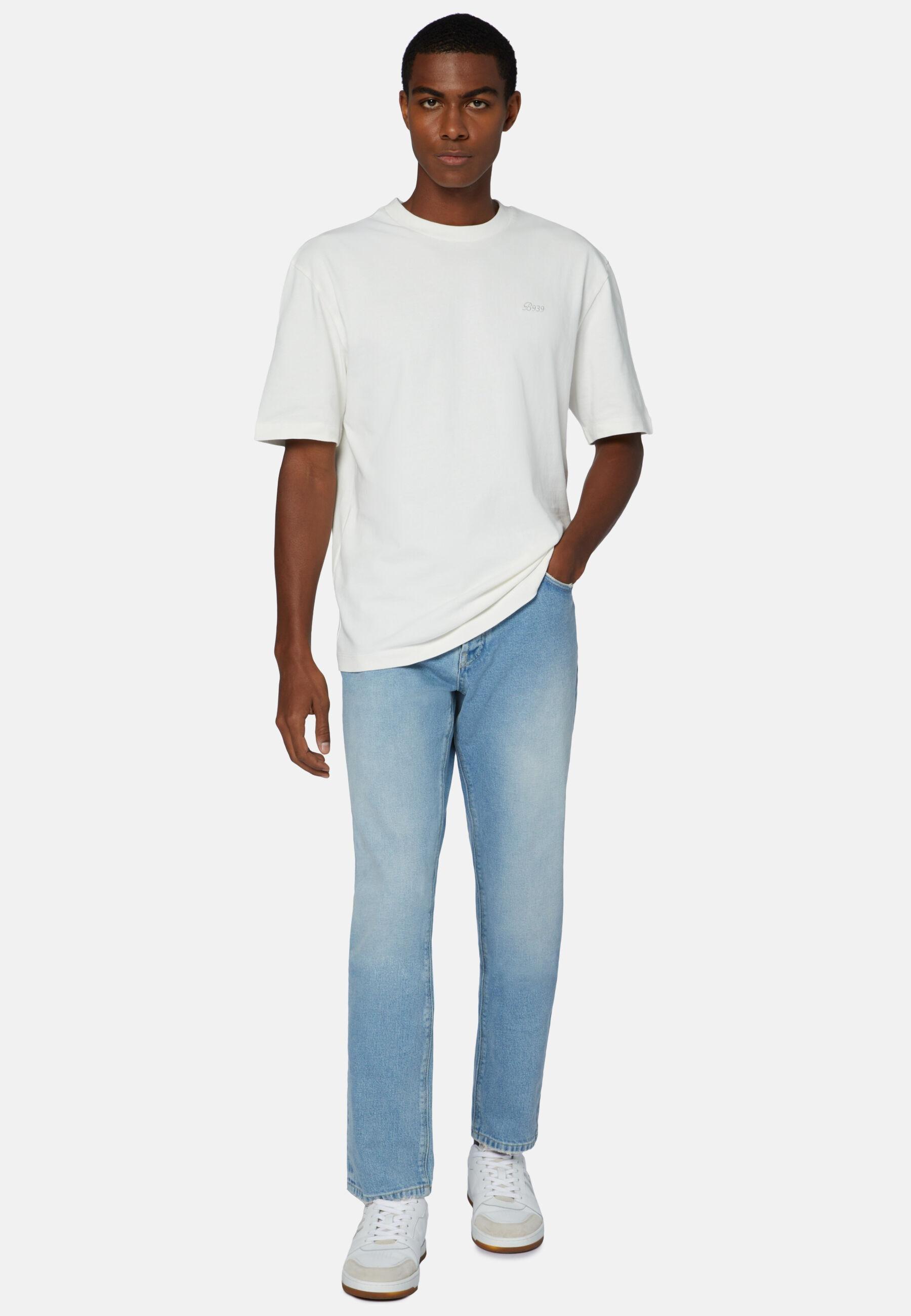 Stretch Denim Jeans Blue, Light Blue, large image number 1