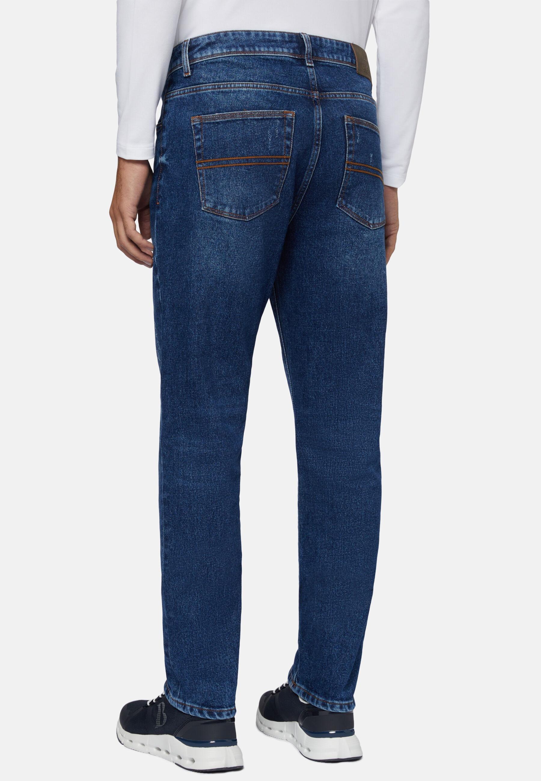 Stretch Denim Jeans Blue, Dark Blue, large image number 5