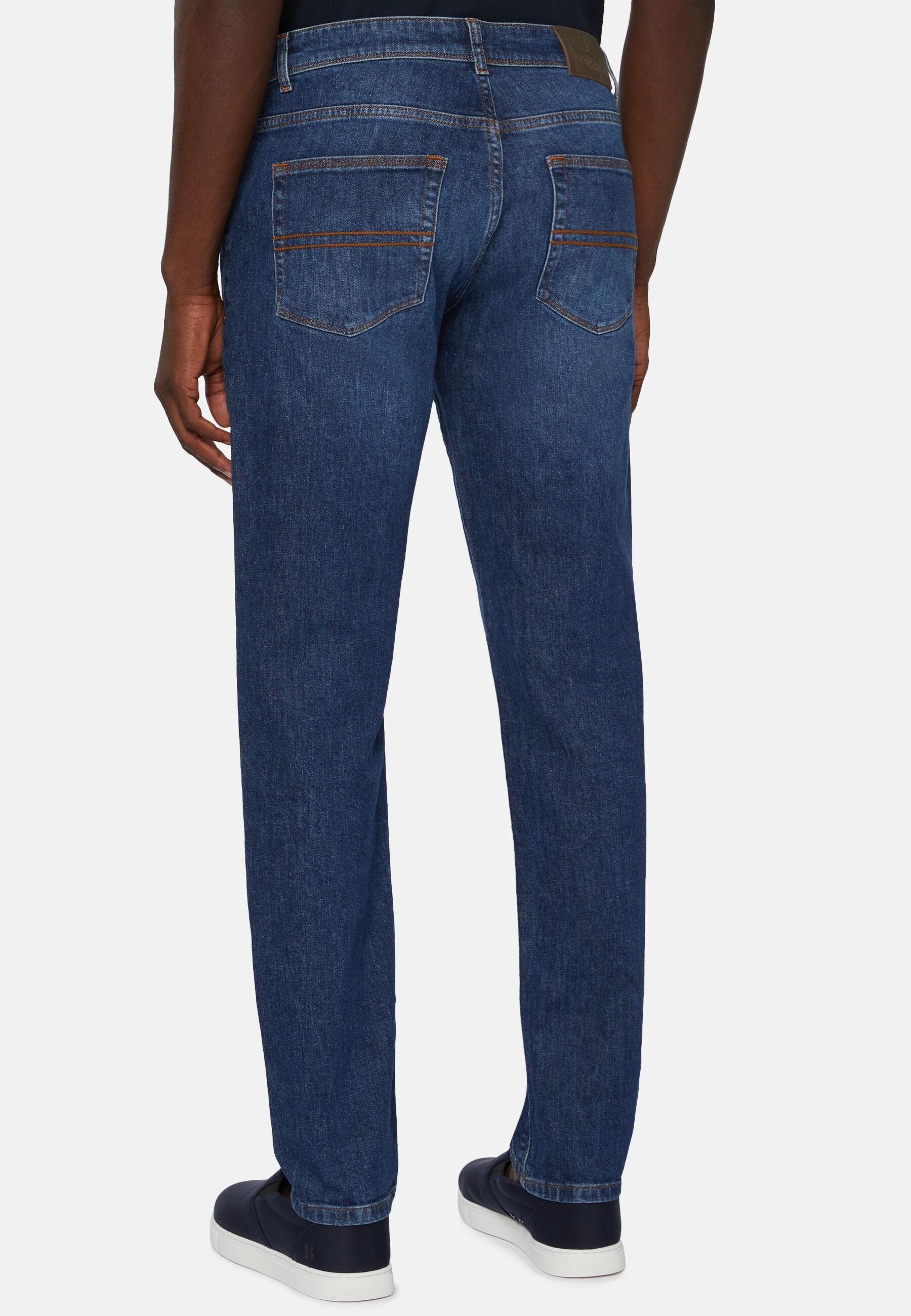 Stretch Denim Jeans Blue, Medium Blue, large image number 2